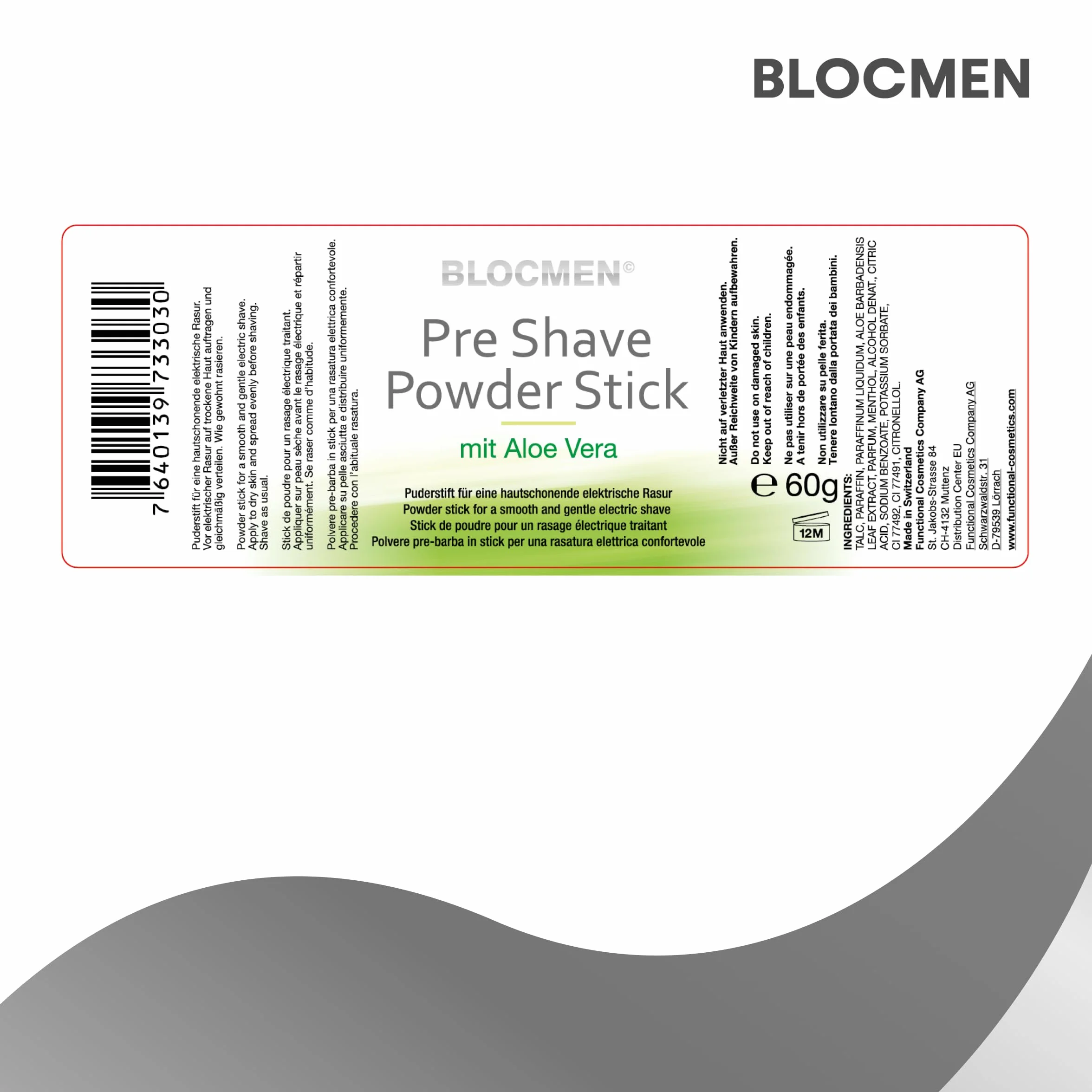 BLOCMEN Aloe Vera Pre-Shave
