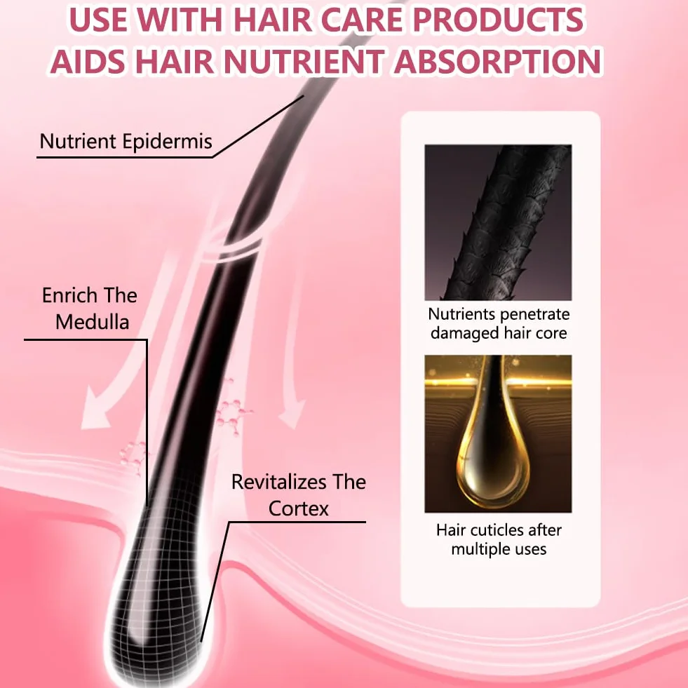 Gorro de calentamiento para el cabello con tratamiento térmico de aceite, desmontable para vaporizador