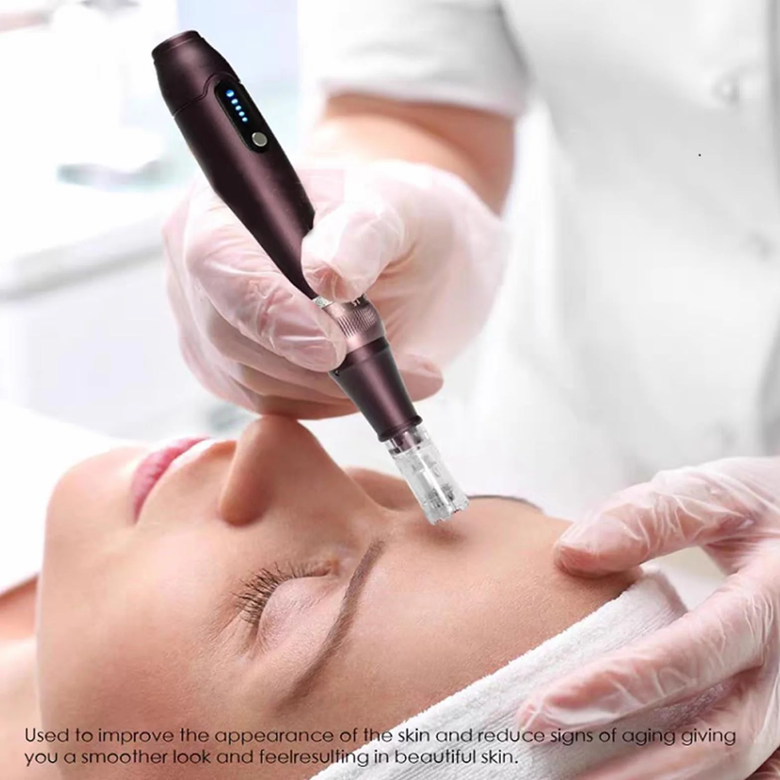 Dr. Pen Cartuchos Desechables 12 Pins para Microneedling, Compatibles con Modelo A10, 15 Pcs