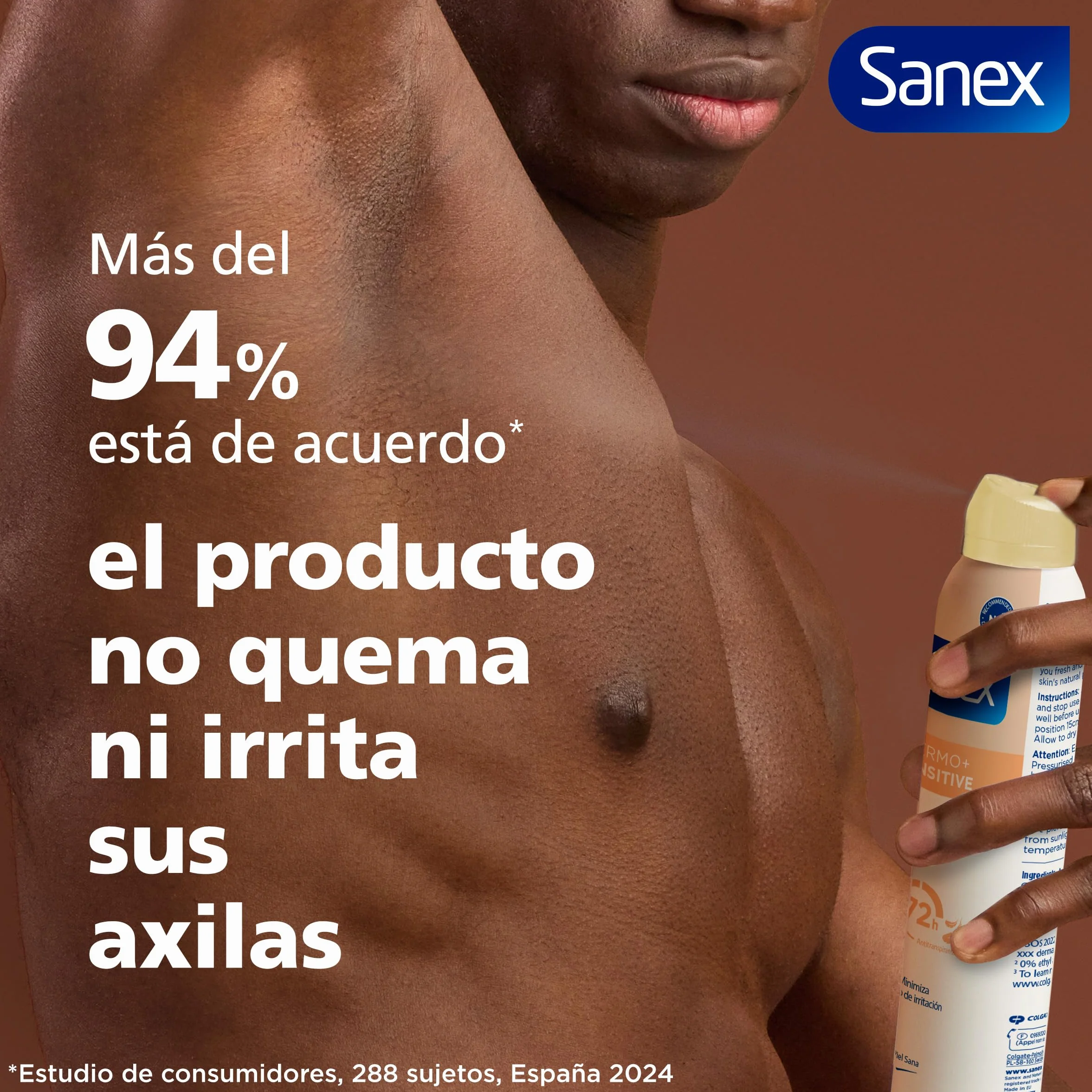 Sanex Dermo+Sensitive Antitranspirante Desodorante Spray 72 Horas Pack 6 x 200ml