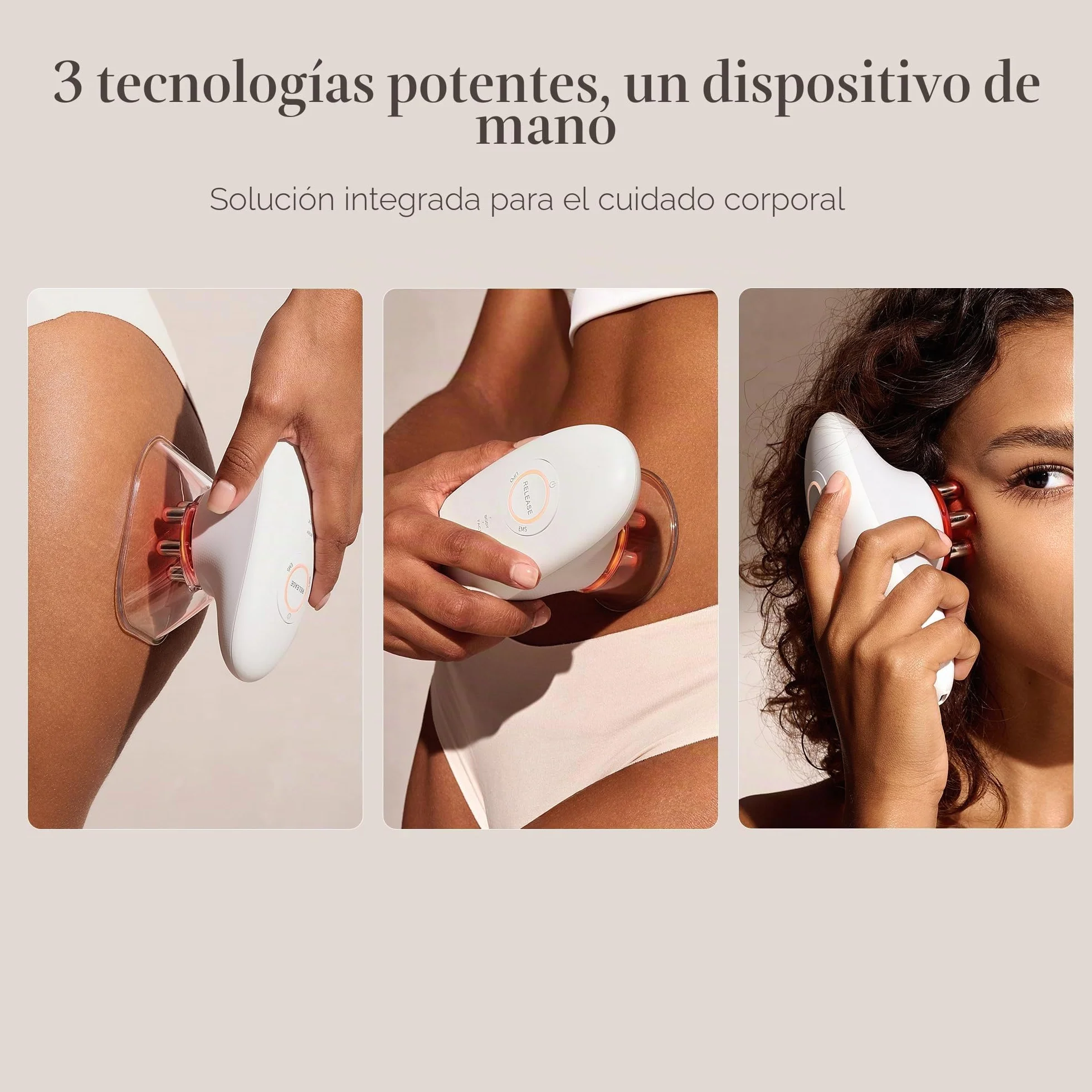Project E Beauty SERA Contorno corporal al vacío EMS Terapia de luz LED Reduce grasa corporal