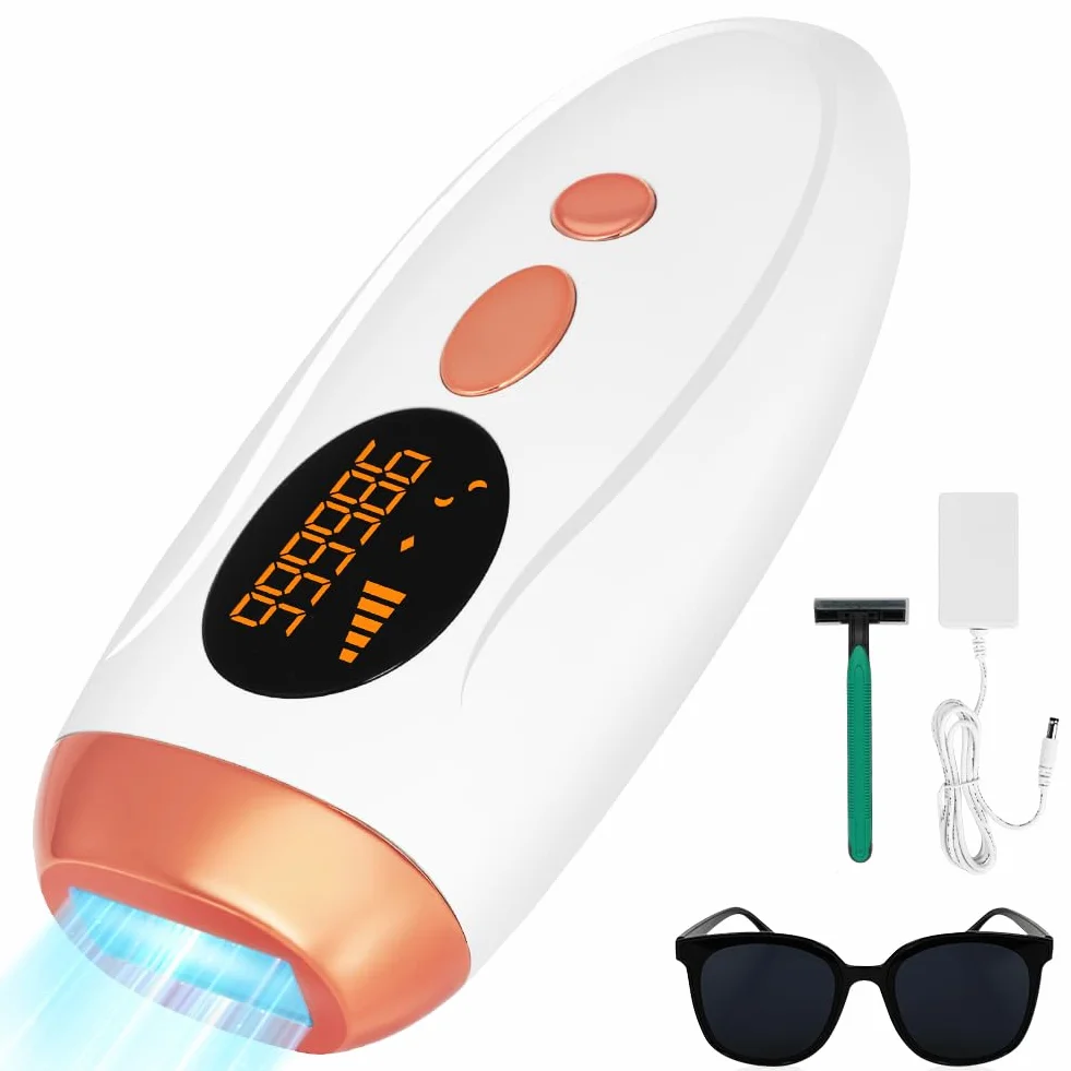 Depiladora Laser IPL 999990 Flashes 5 Niveles Energía para Mujer