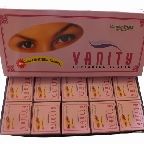Antibacterial Eyebrow Threading Facial Hair Removal Vanity Cotton Threads by Vardhman