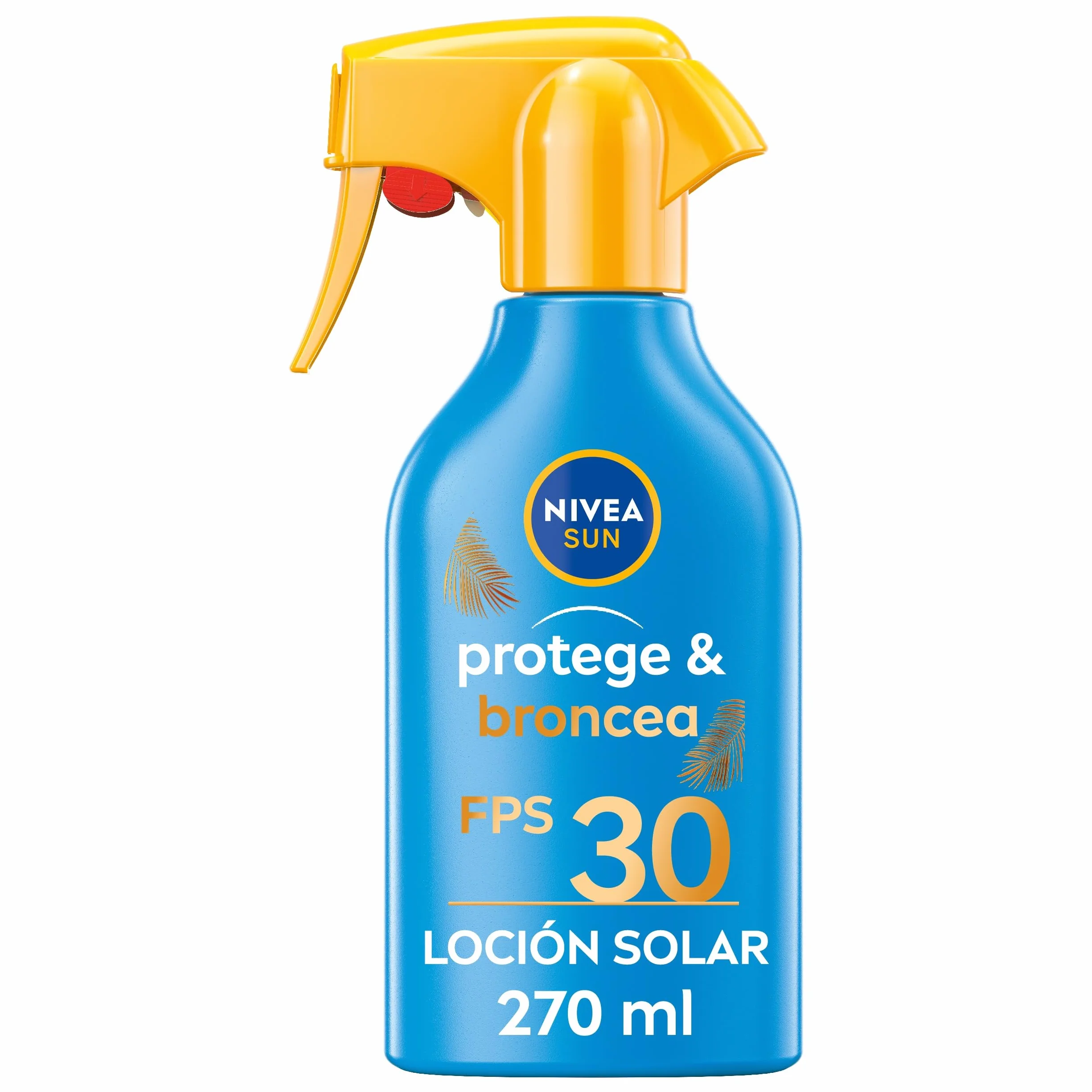 NIVEA SUN Spray Solar FP30 Protector Solar Corporal Estimula el Bronceado Natural 270 ml