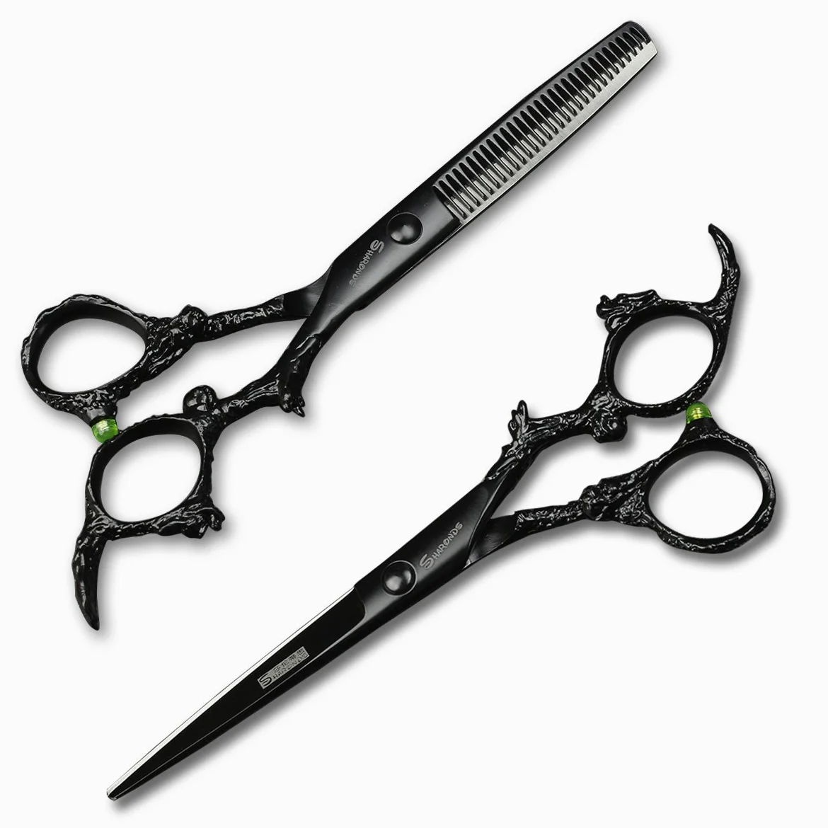 Porfessional - Tijeras de peluquería de acero inoxidable de 6 pulgadas, tijeras afiladas para corte de pelo para peluqueros, hombres, mujeres