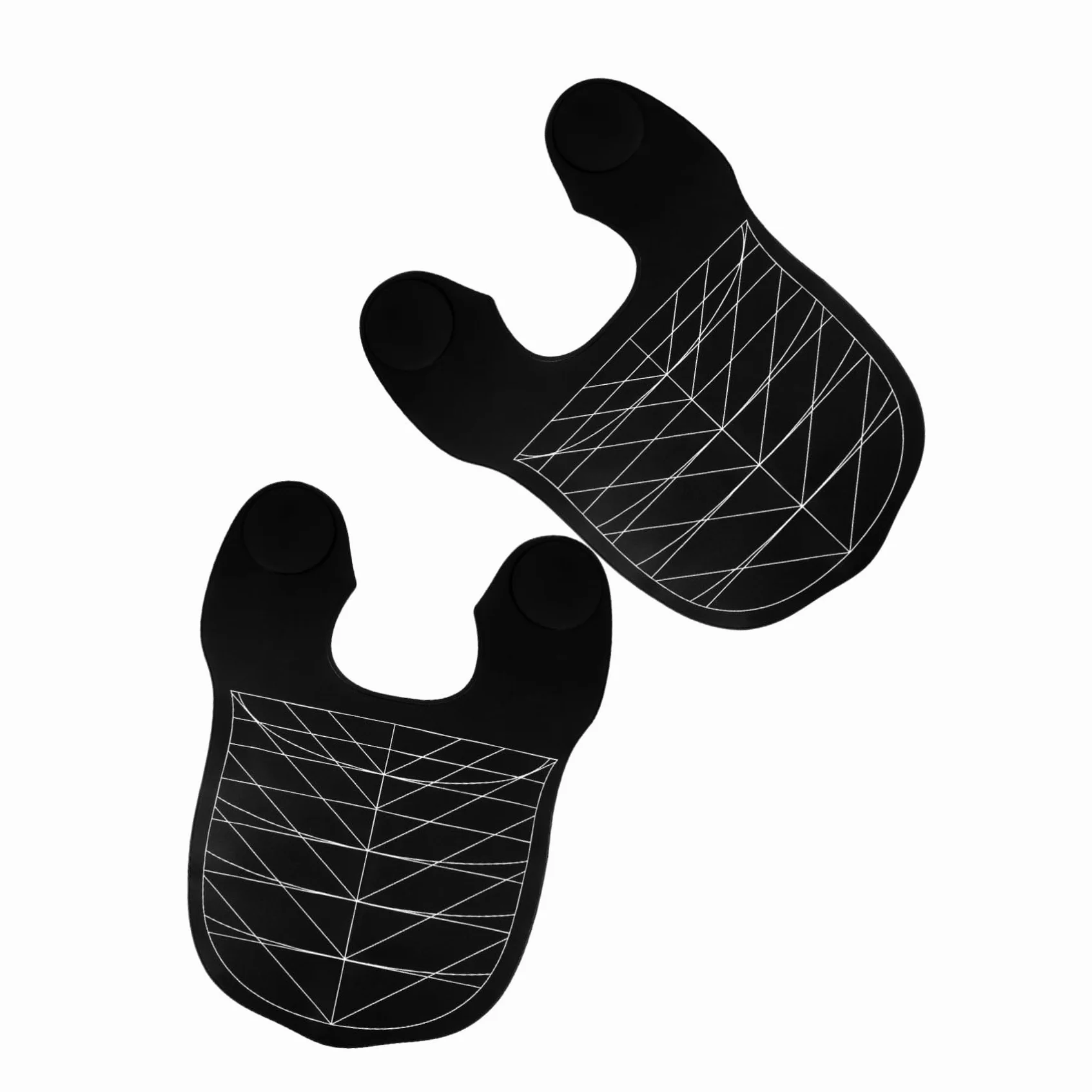 2 Piezas Cape de Corte de Pelo de Silicona Cuello Ergonómico para Tinte y Corte Protector de Ropa para Salón Fácil Limpieza y Uso Profesional