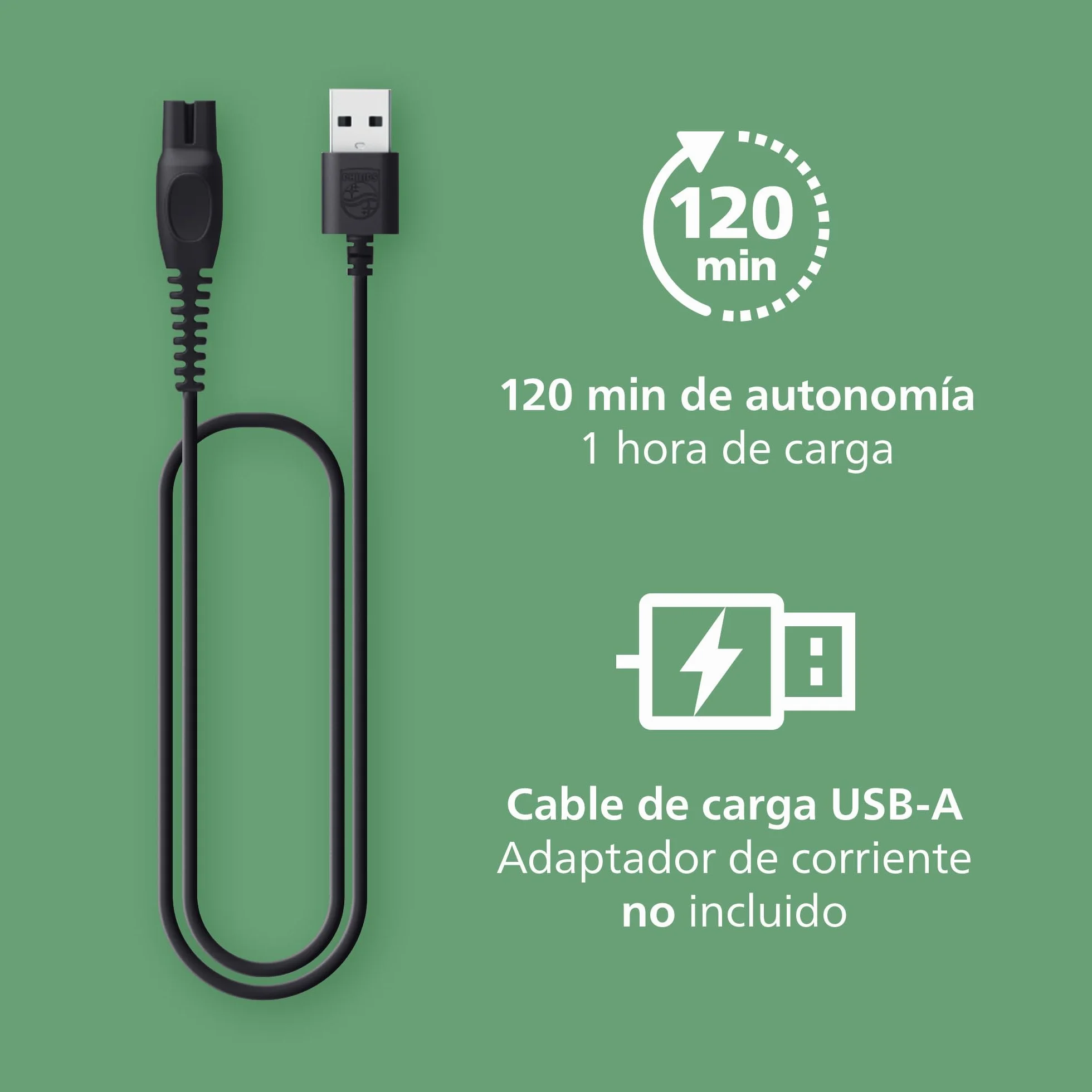 Philips Recortadora todo en uno de 17 en 1 Serie 7000 - Afeitadora y cortapelos hombre para rostro, cabeza y cuerpo, cuchillas de acero autoafilables, 26 longitudes, recargable, MG7961/15