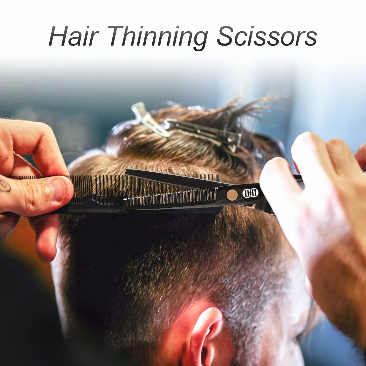 CIICII Tijeras Peluqueria Profesional 8 Piezas para Corte de Pelo