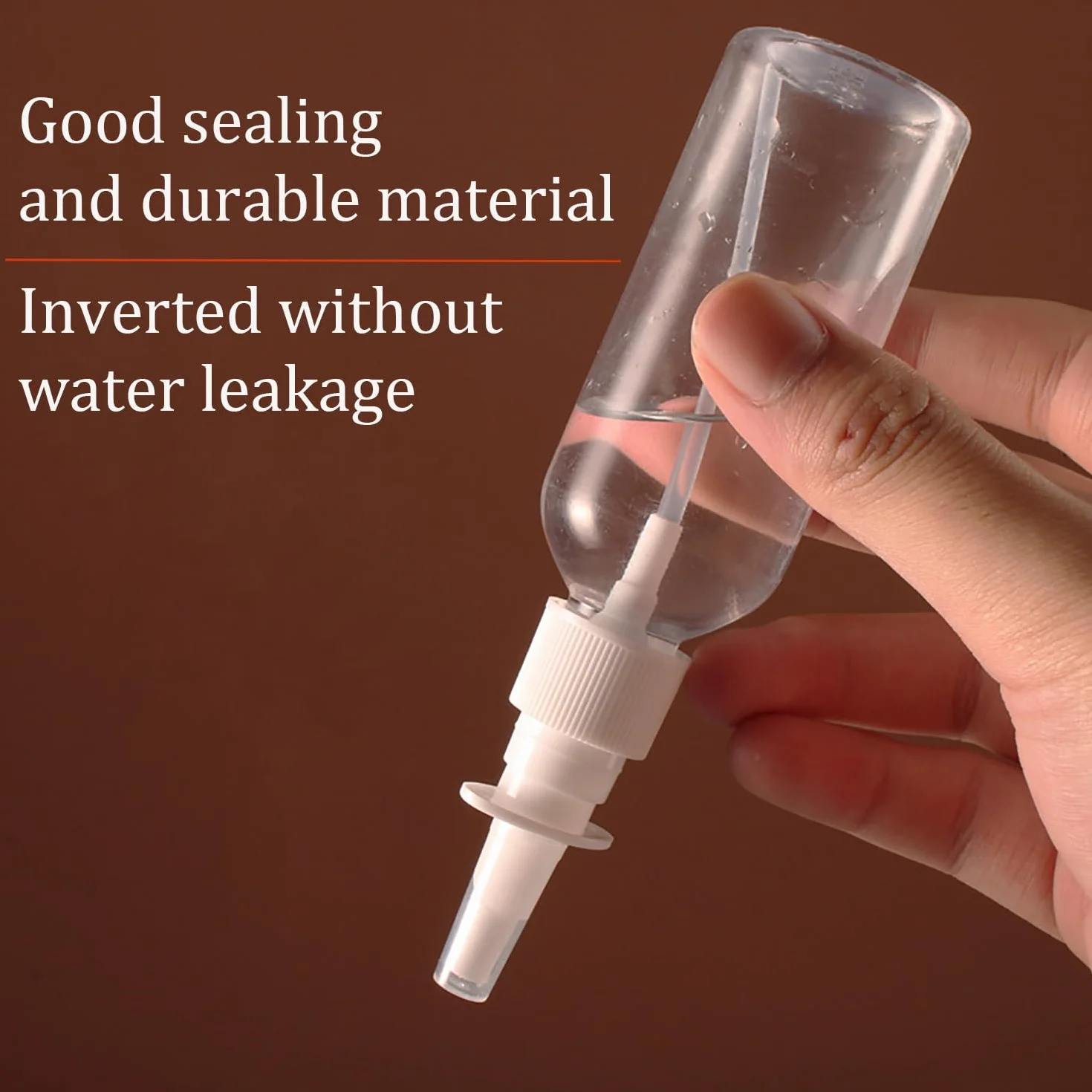 Botellas de Aerosol Nasal 10ml 6 piezas, Spray Nasal Reutilizable de Plástico Fino Vacío con Embudo