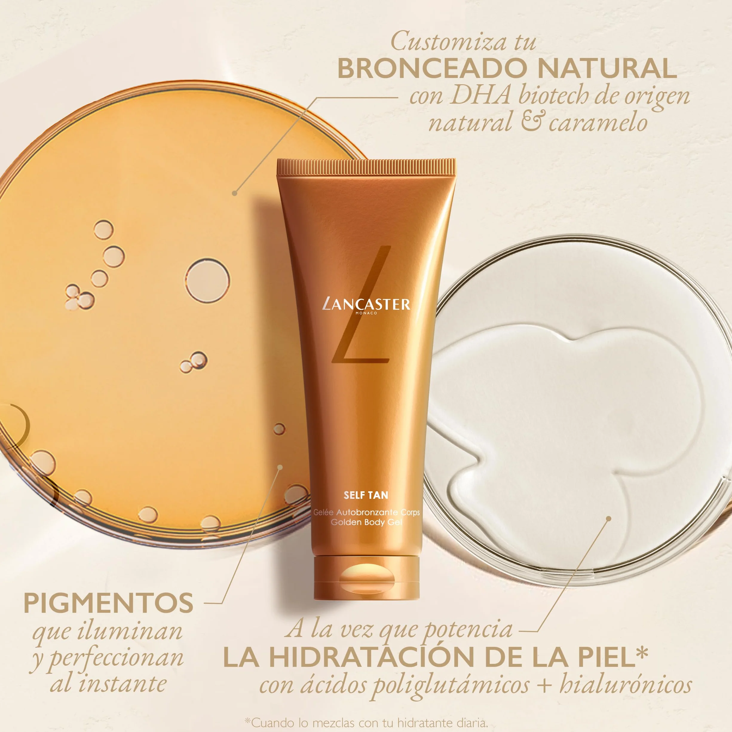 LANCASTER Self Tan Golden Body Gel 125 ml