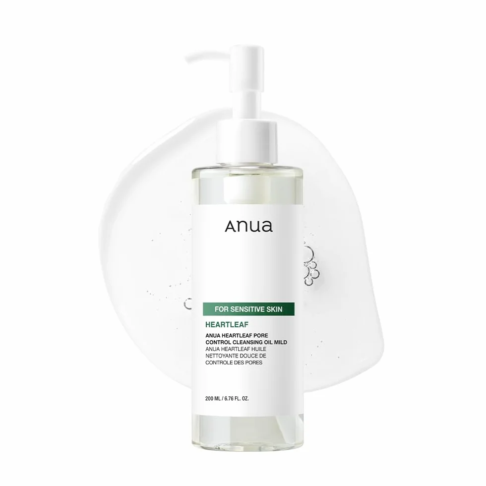 Anua Heartleaf Aceite Limpiador de Poros, Limpiador Facial Suave para Piel Sensible, 200ml