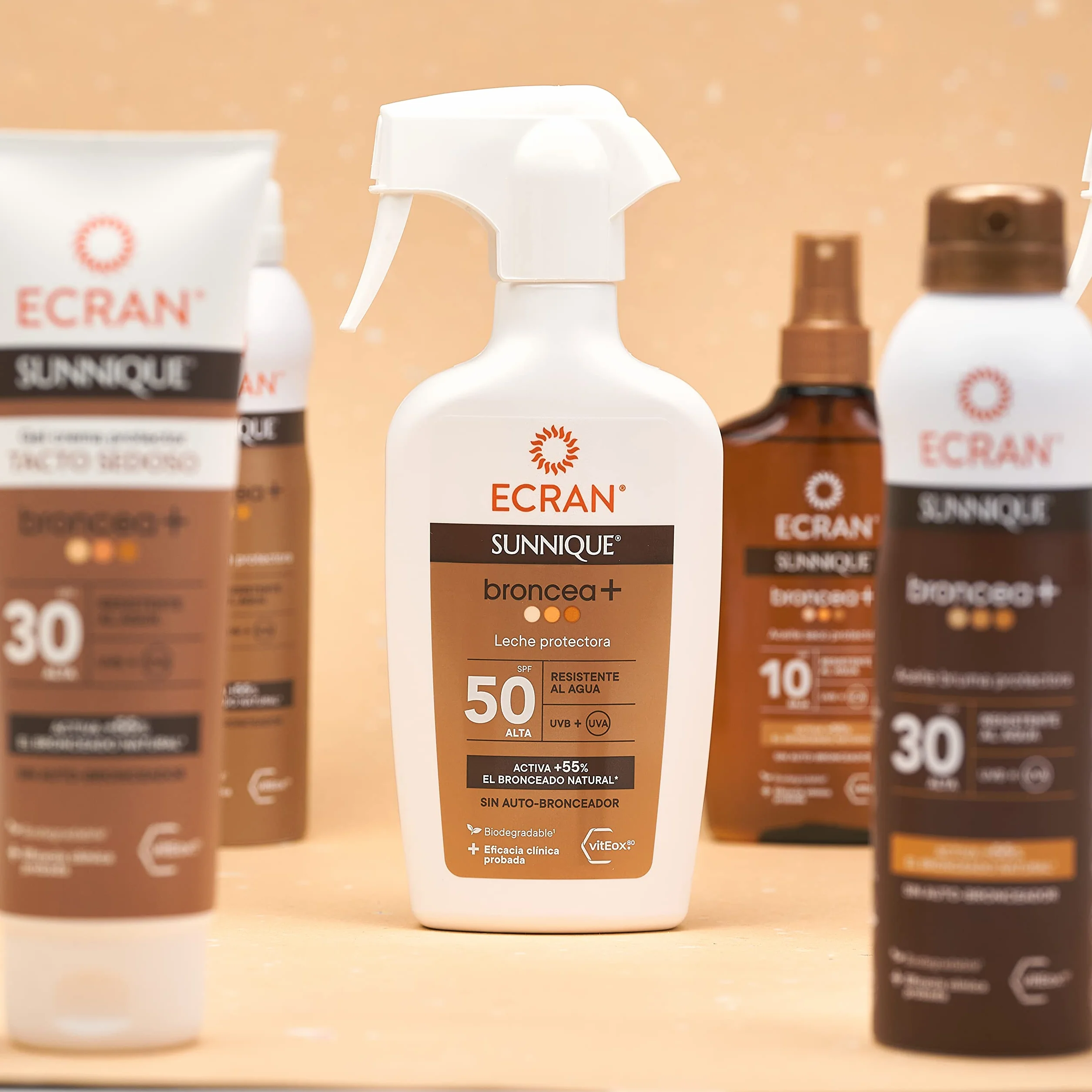 Sunnique Bruma Aceite Protector FPS 30 UVB UVA IR-A Resistente al Agua Pure Bronze VitEox 80 Bronceado Natural 250 ml