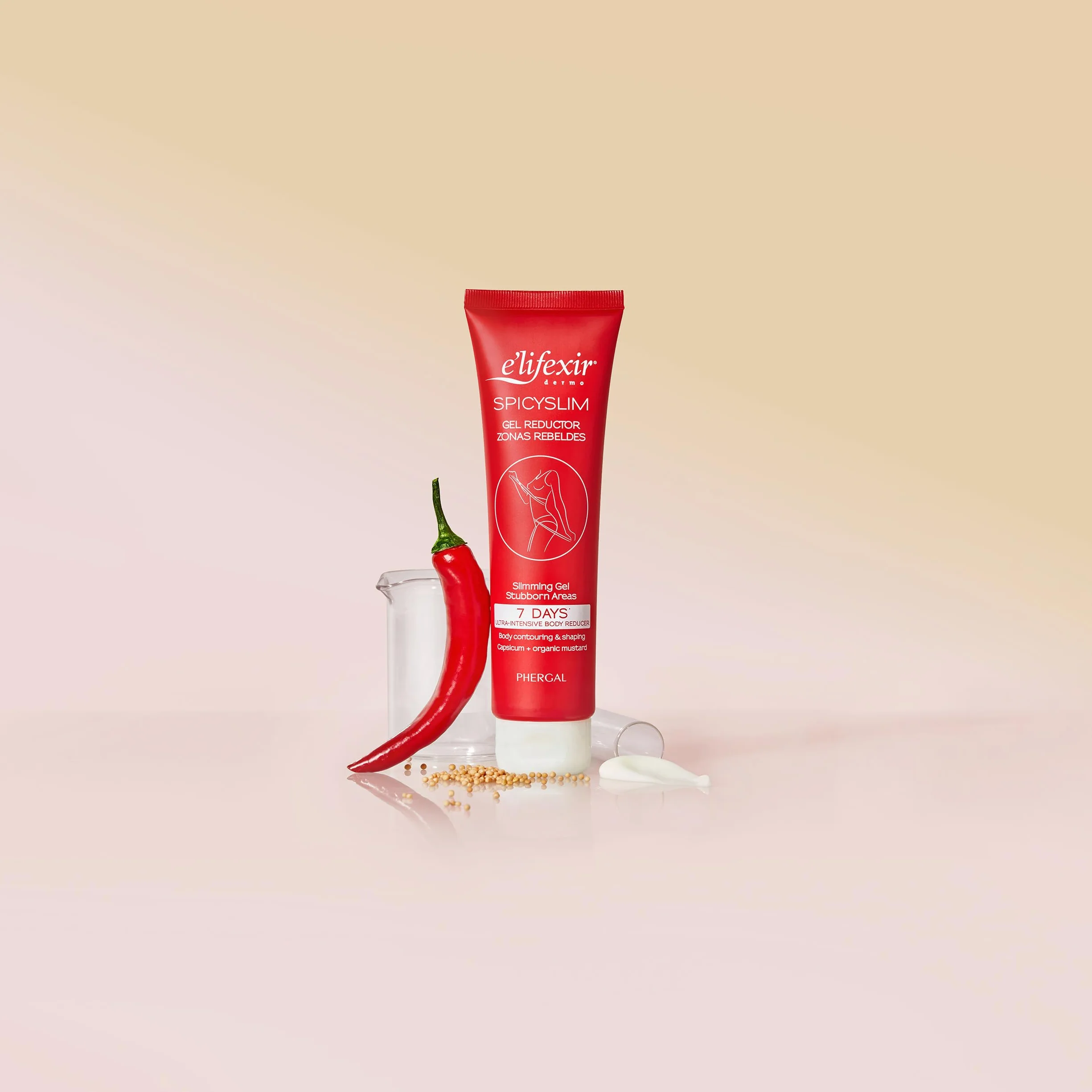 E'lifexir Spicyslim Crema Reductora Extrema para Zonas Rebeldes 150 mL