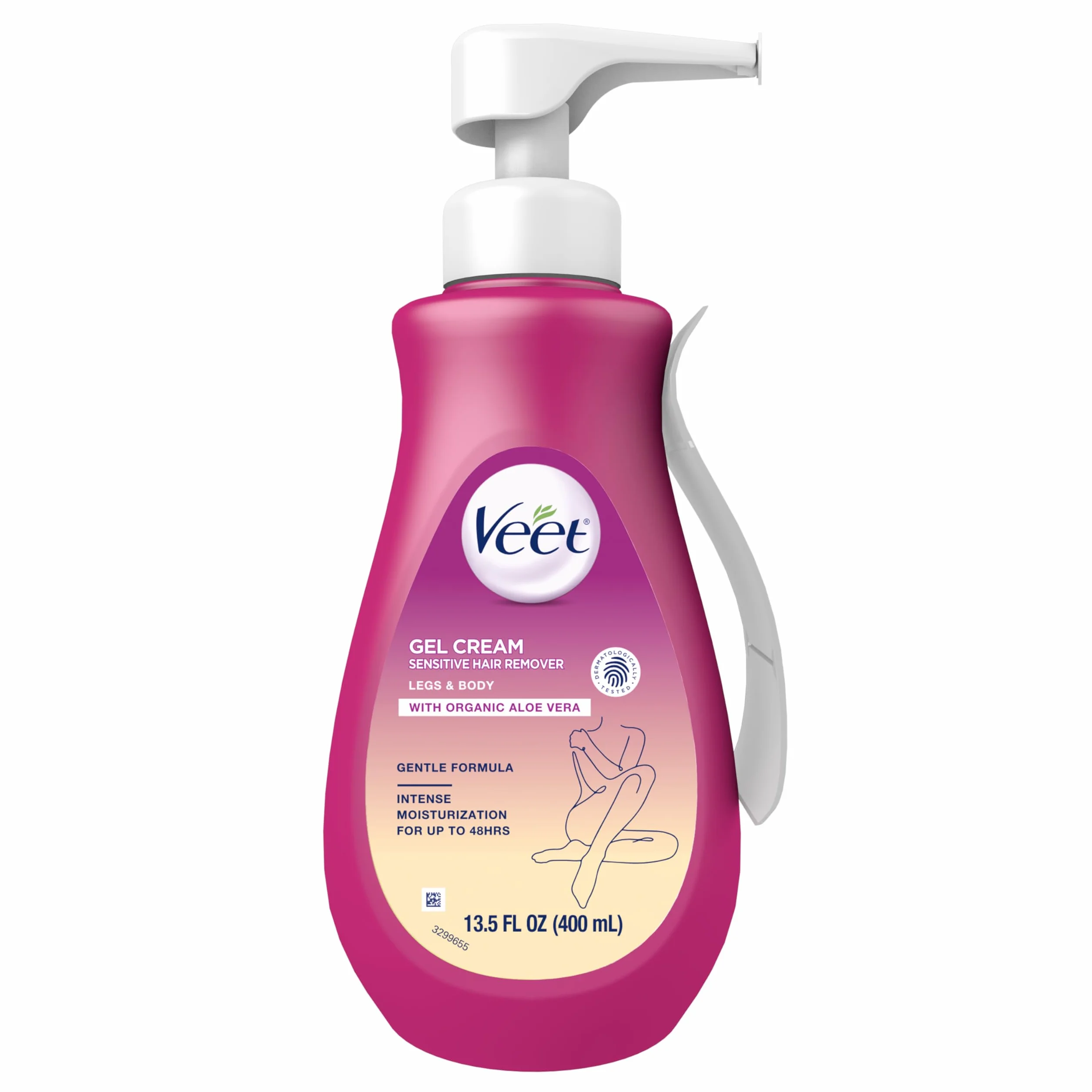 Veet Gel Hair Remover Cream Sensitive Formula 13.5 oz