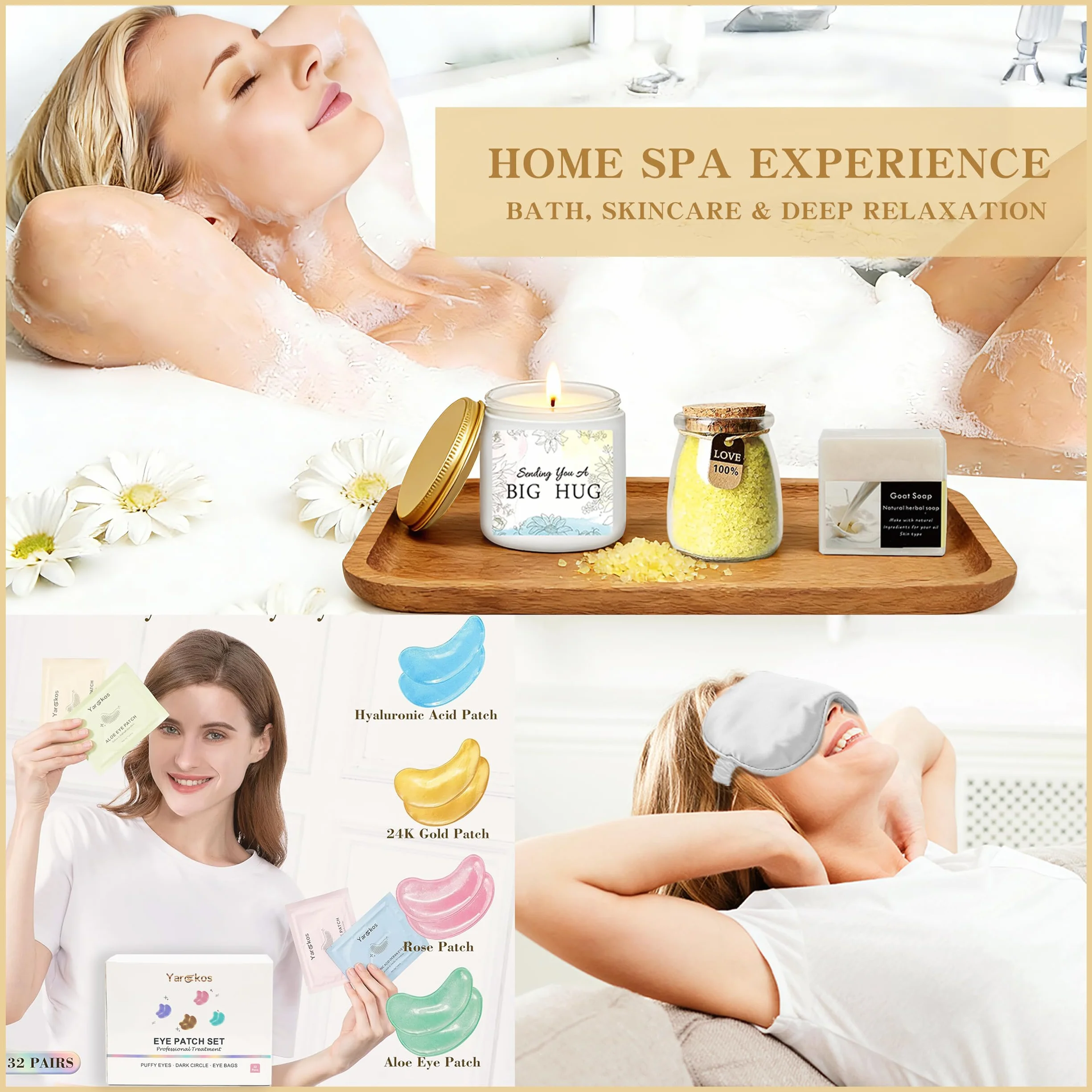 Cesta de regalo con 11 productos de cuidado personal para mujeres, regalo de cumpleaños para madre, hermana, amiga. Perfecto para recuperación o como regalo de agradecimiento.