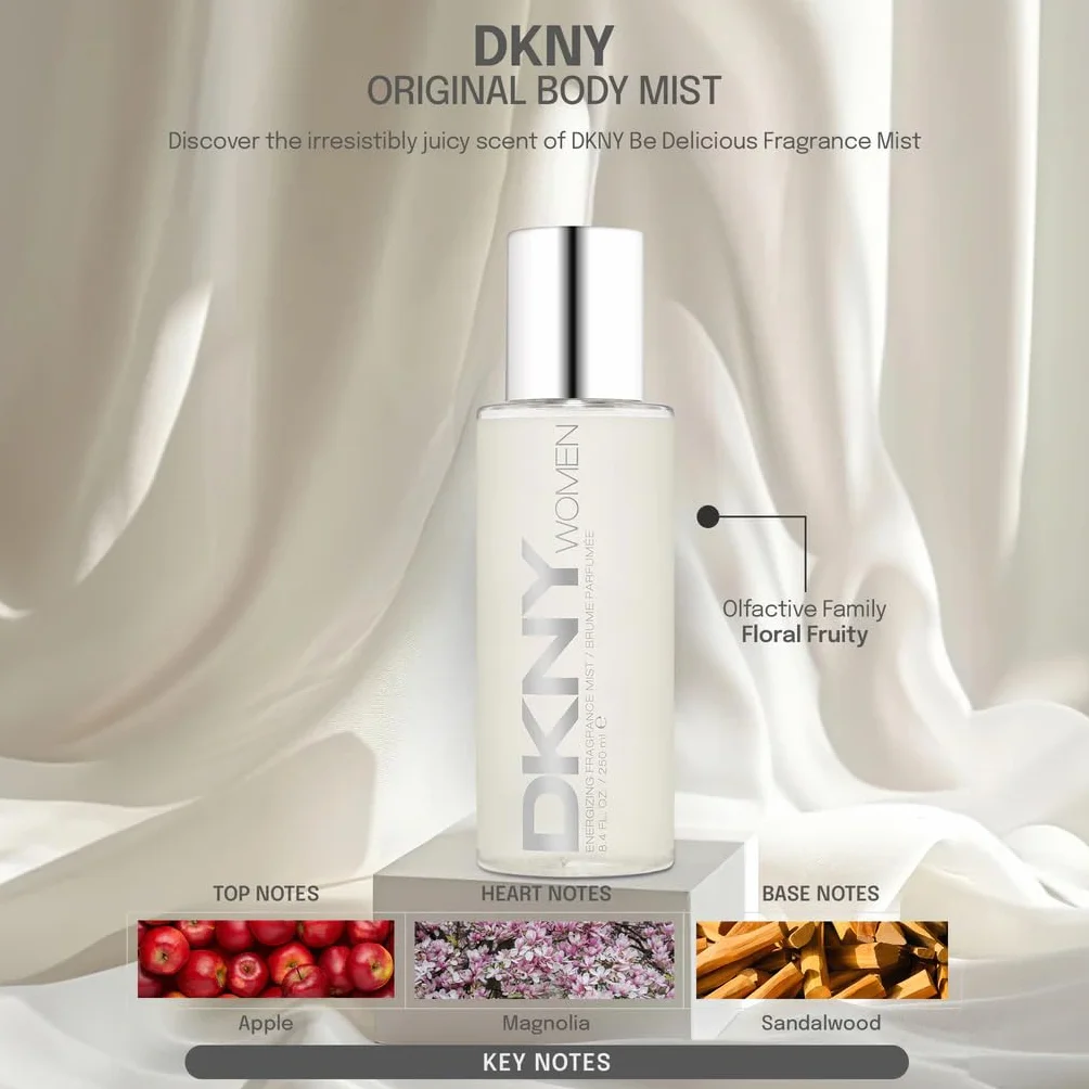 DKNY Bruma Corporal para Mujer 250 ml Fragancia Citrica y Floral