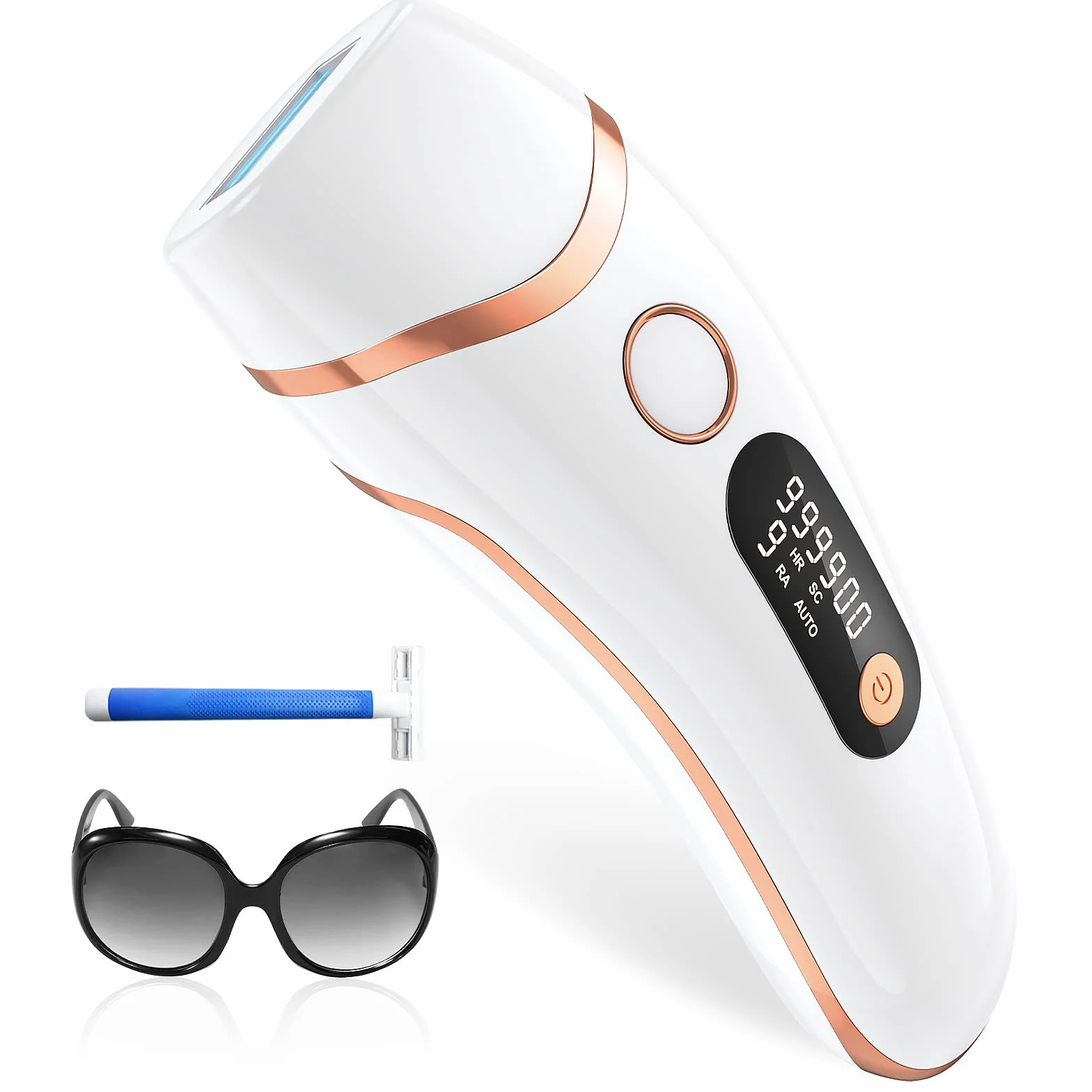 Haarlosy Depiladora Luz Pulsada IPL 9 Niveles Energía 2 Modos 999,999 Flashes IFE05
