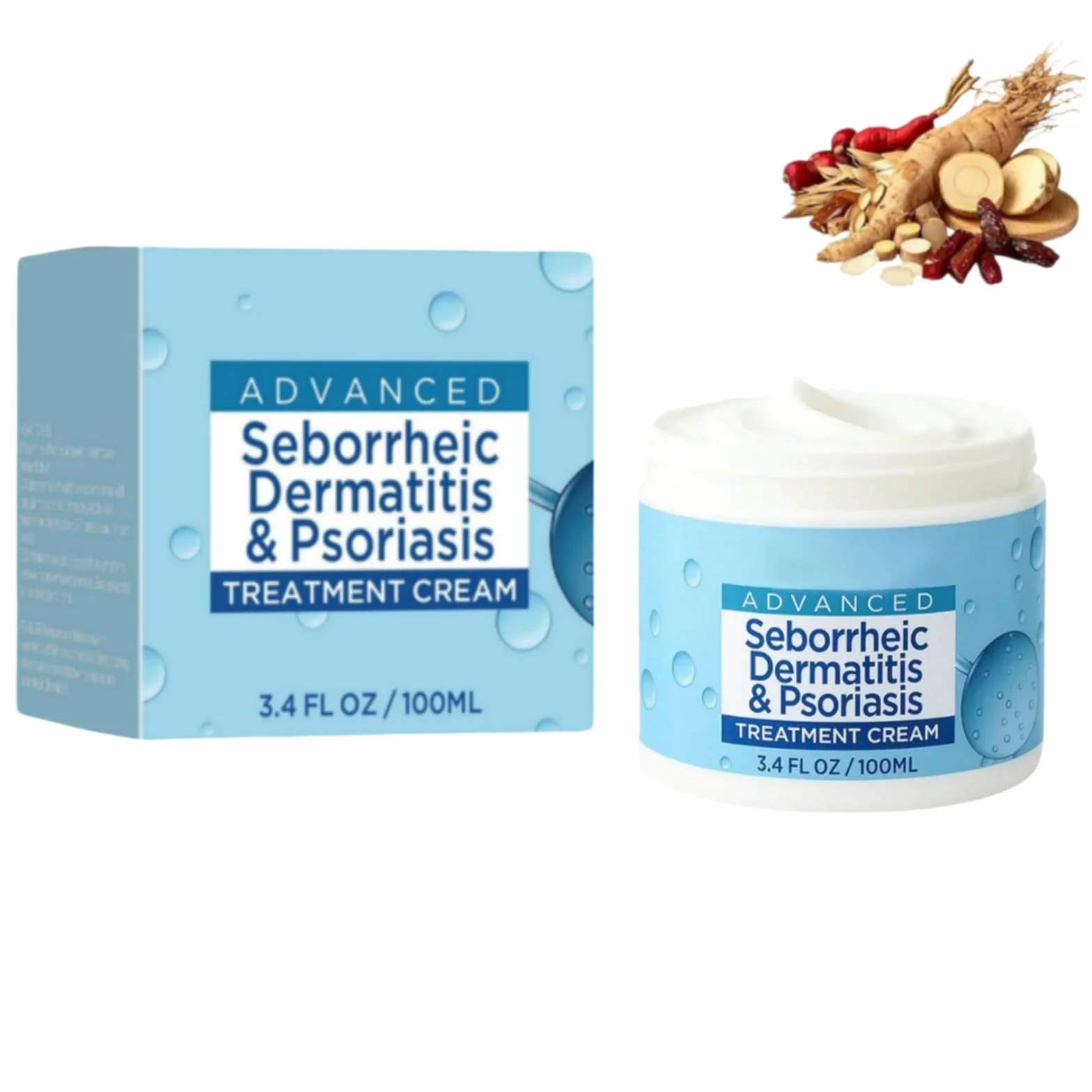 Crema Barba Dermatitis Hidratante Natural Lumaqo 1 PCS