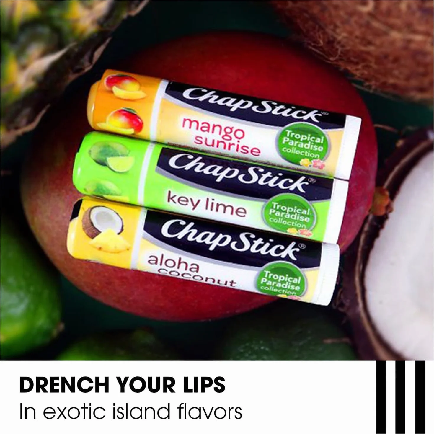 ChapStick Tropical Paradise Collection 3 count