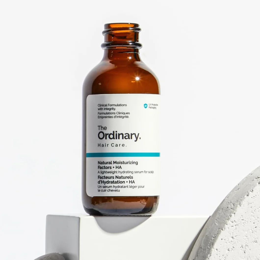 The Ordinary Natural Moisturizing Factors + HA Sérum hidratante para cuero cabelludo con ácido hialurónico y escualeno 60 ml