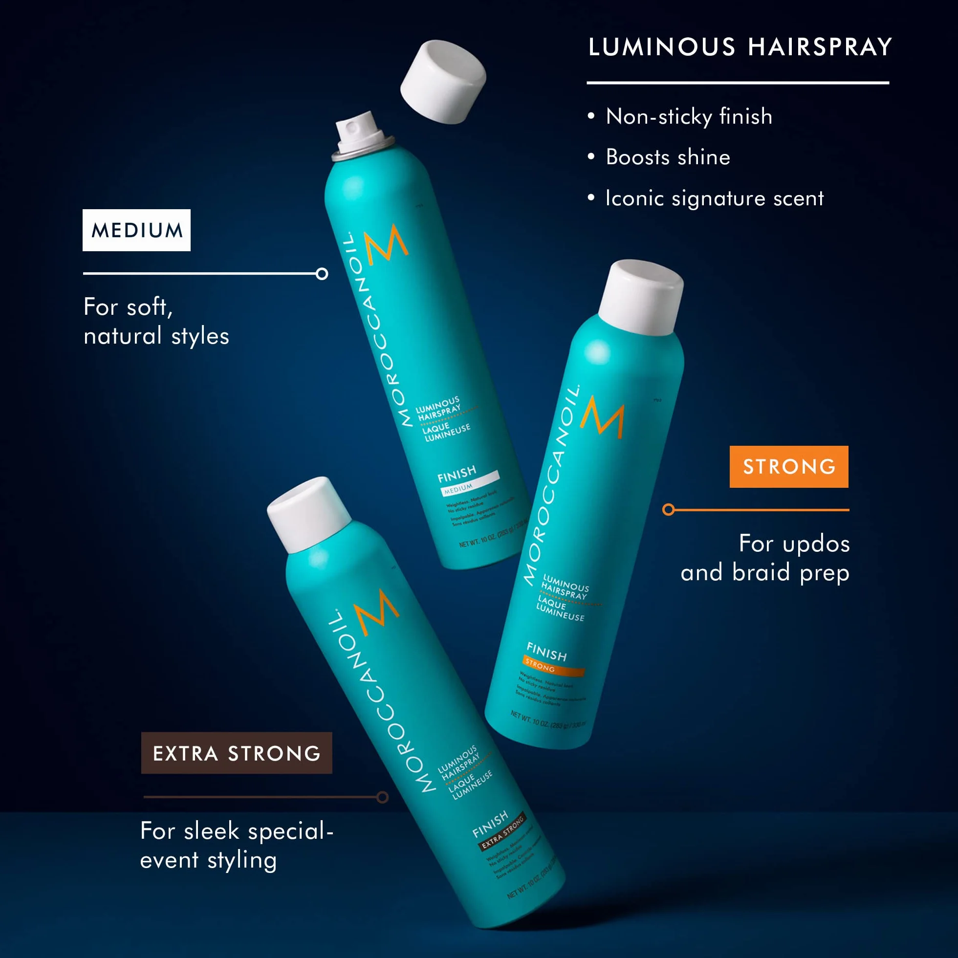 Moroccanoil Spray De Fijación Luminoso Fuerte 330ml