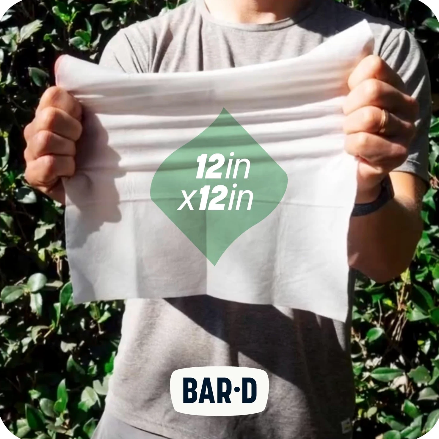 Bar-D Toallitas limpiadoras faciales y corporales para mujeres y hombres, toallitas de ducha biodegradables envueltas individualmente con aceite de árbol de té y aloe vera (20 unidades/caja)