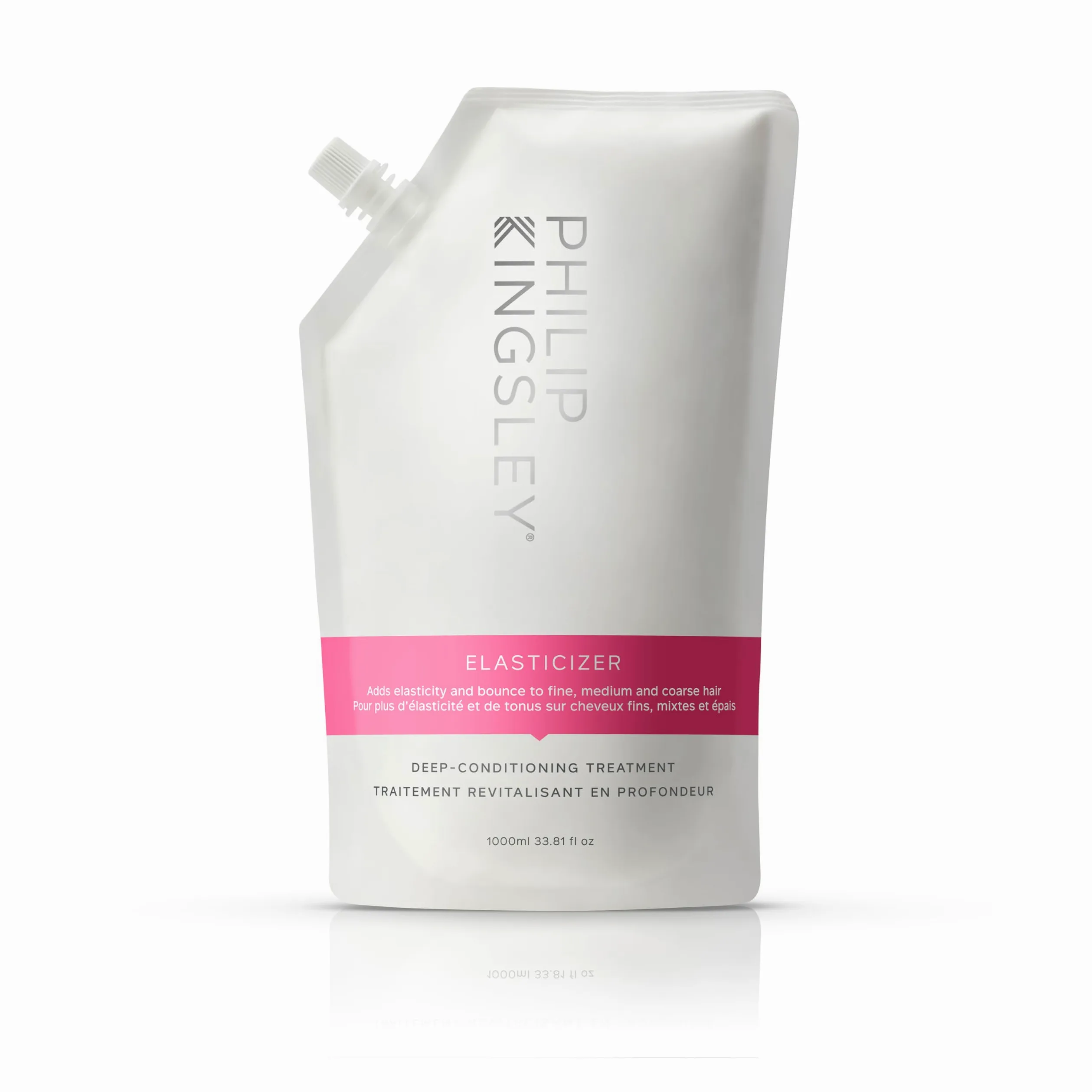 Philip Kingsley - Elasticizer | Acondicionador Profundo | Mascarilla capilar reparadora Tratamiento para todo tipo de cabellos | Bolsa de recarga de 1000ml
