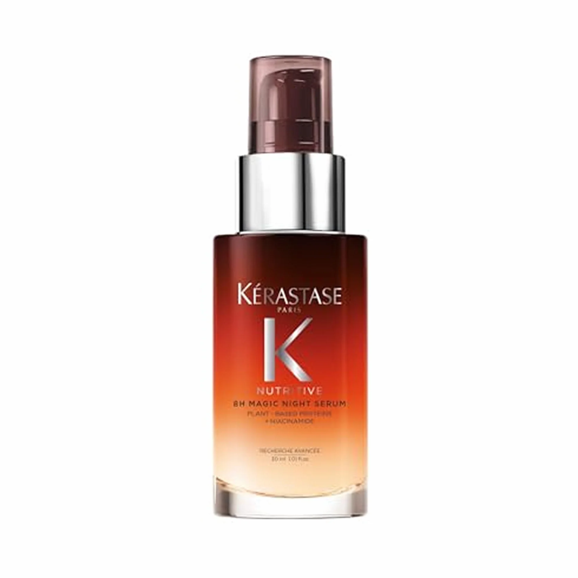 Kérastase Sérum Pelo Nocturno Magic Night, 8 horas, Ritual Nocturno, Nutrición y Suavidad, Polímeros Anti Sequedad, Pelo Ligero y No Graso, Cabello Seco, 30 ml