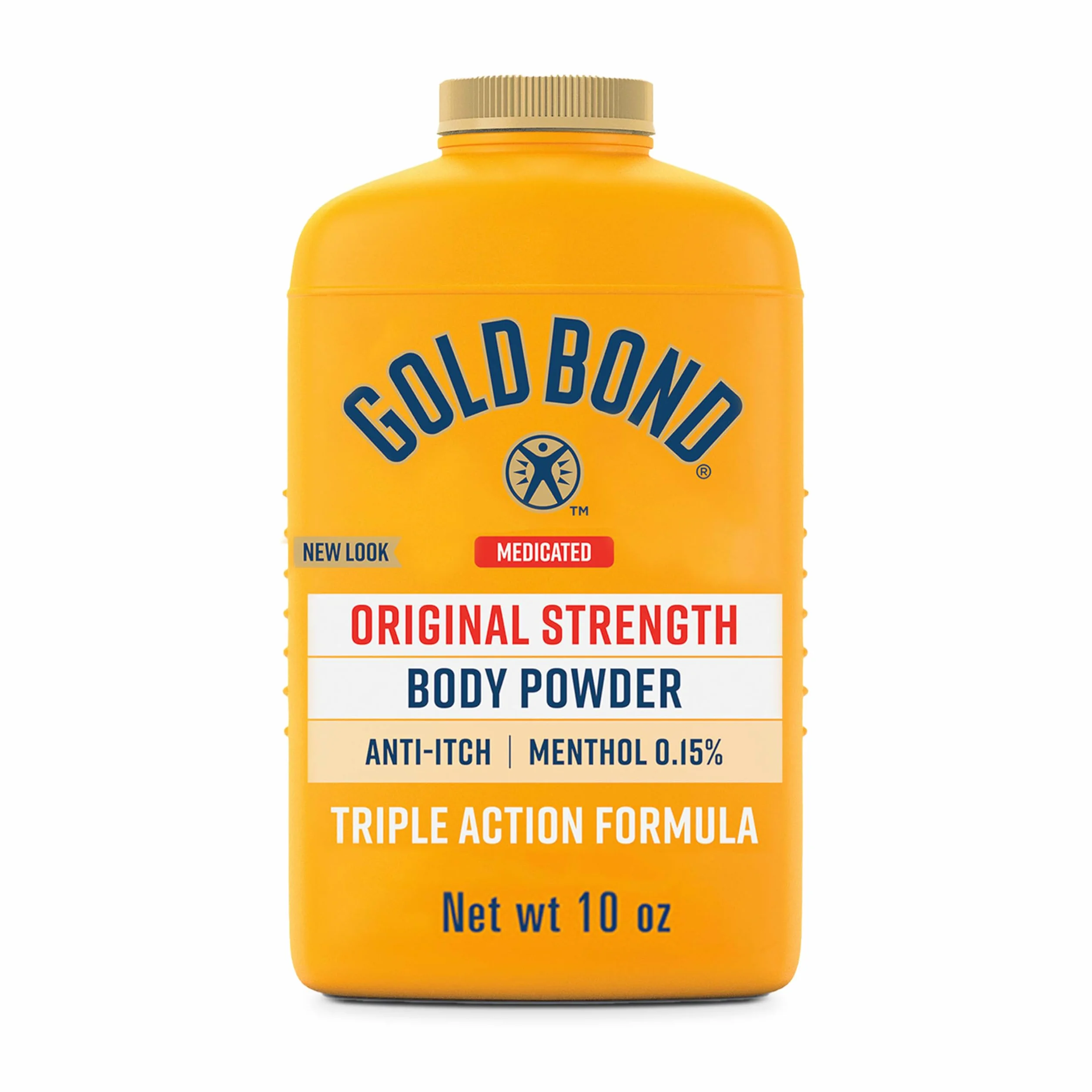 Gold Bond Medicated Original Strength Body Powder, 10 oz., Talc-Free, Anti-Itch