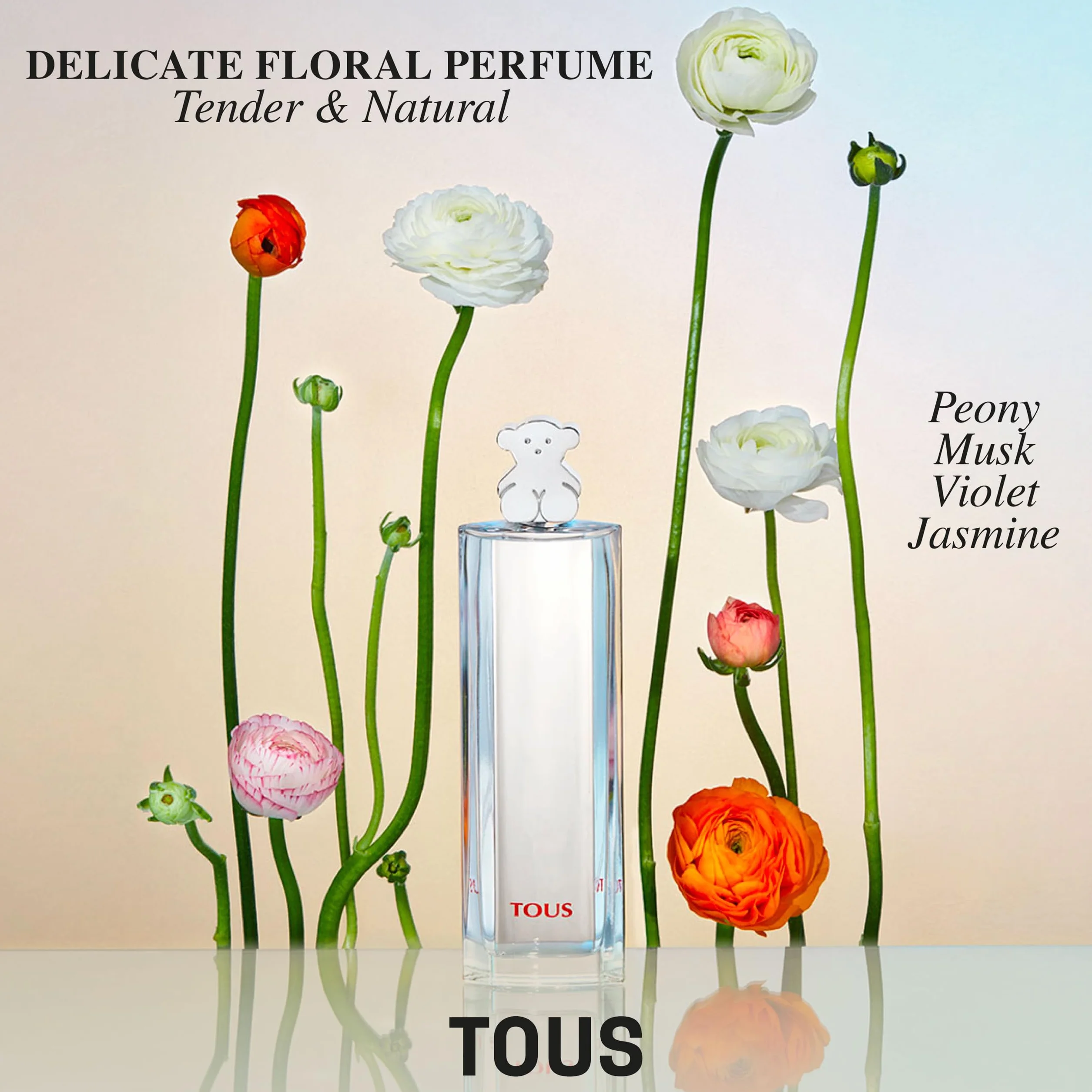 Tous, Eau de Toilette para Mujer, Fragancia Floral, 90 ml con Vaporizador