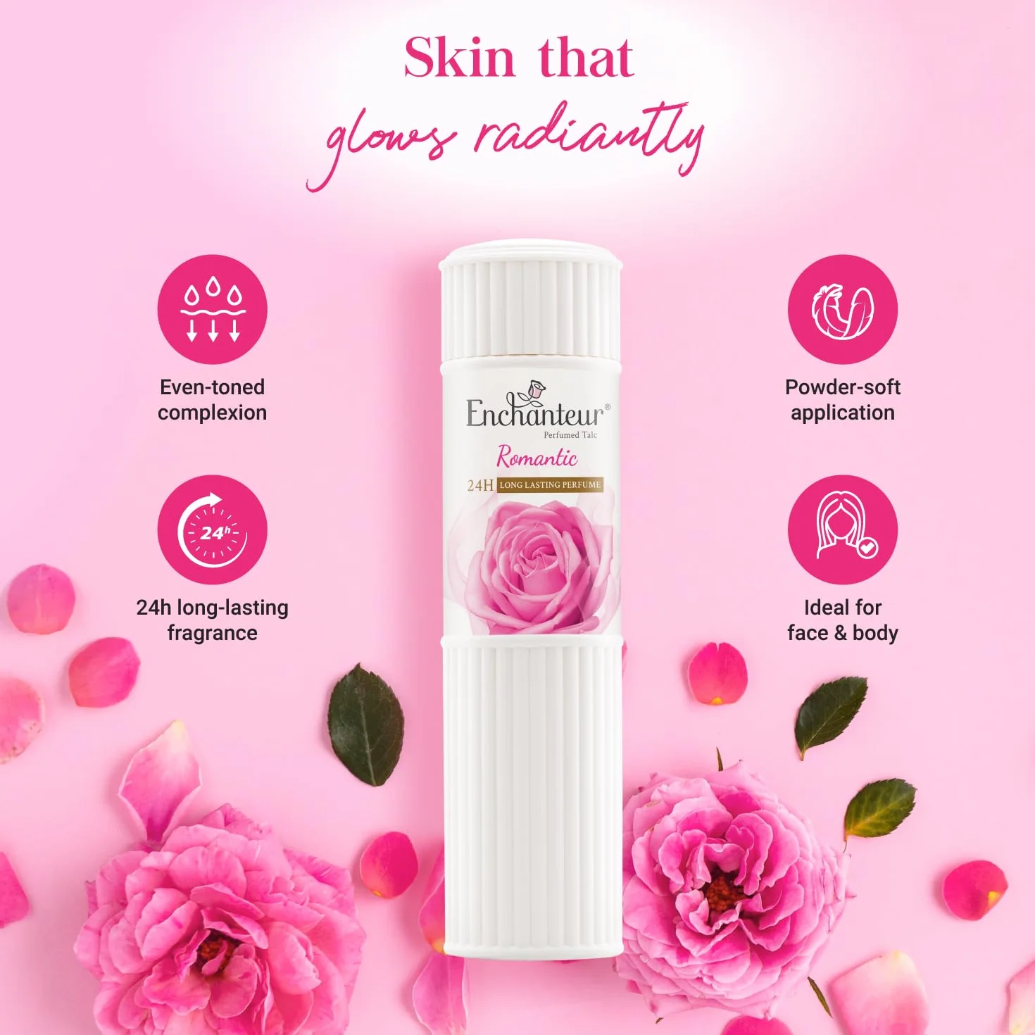 Enchanteur Talco perfumado romántico 250 g