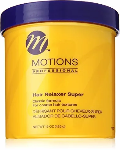 Motions Super 15 onzas Alisador de Cabello Liso y Recto, Líquido Natural para Cabello Rizado