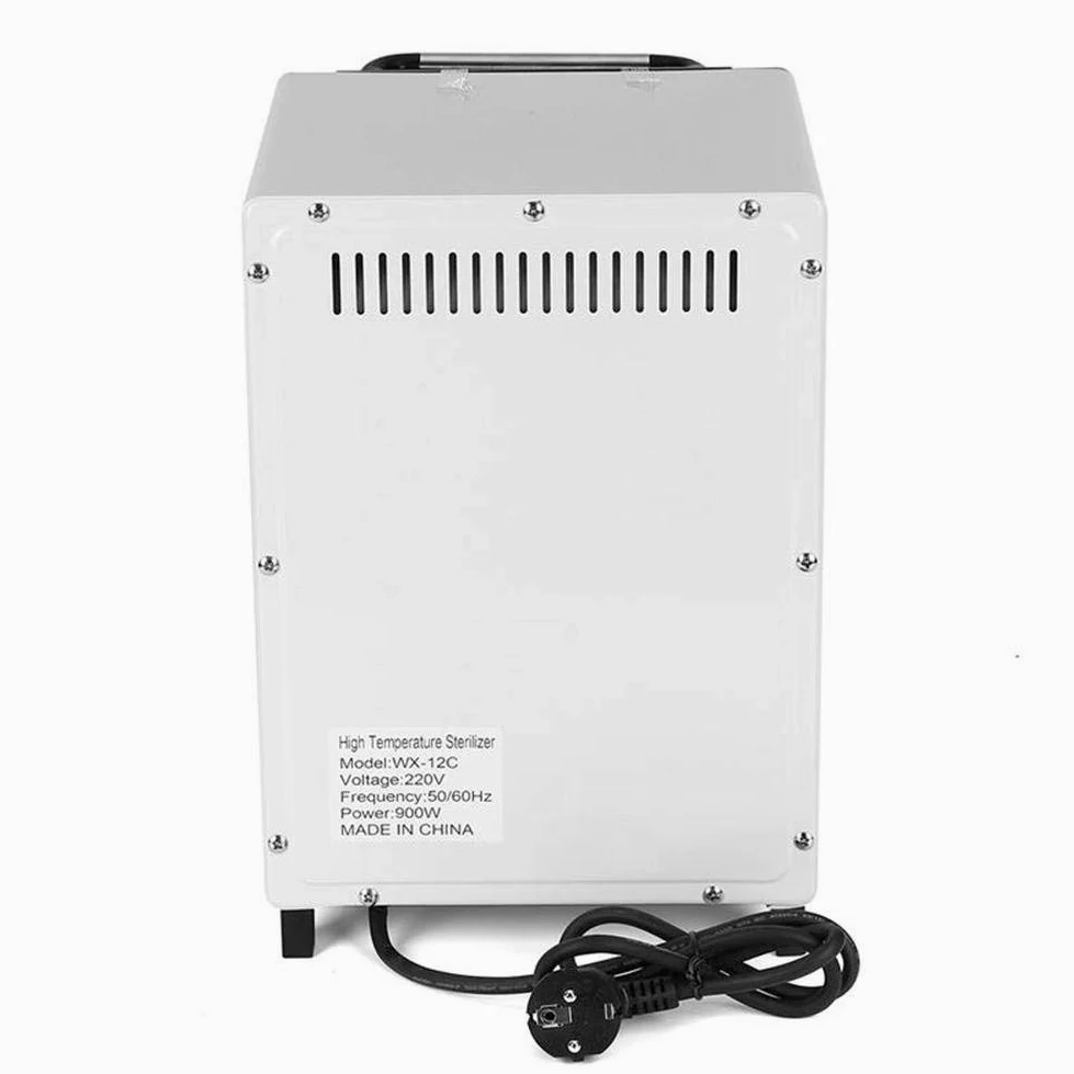 10L Esterilizador de Uñas Infrarrojo de Alta Temperatura Temporizador de Calor del Gabinete Sanitizing Box Manicure SPA Hair Beauty Salon Esterilización Desinfectante, 001
