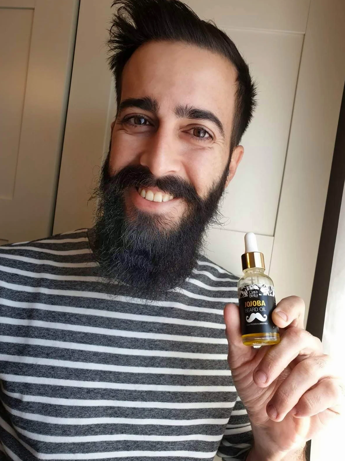 Juego de cepillos de madera para barba para hombre