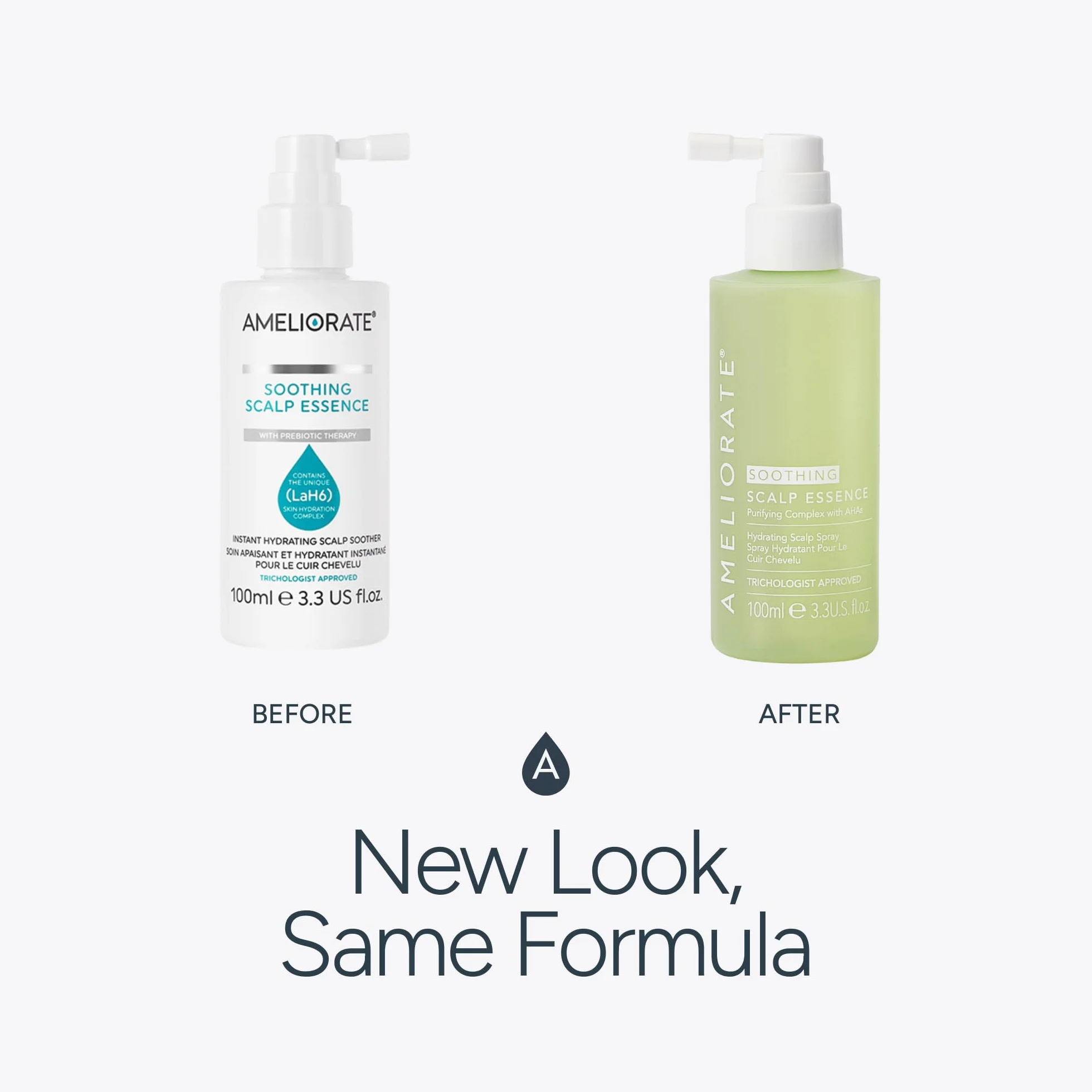 AMELIORATE Soothing Scalp Essence 100ml for Dry, Flaky, Itchy Scalp