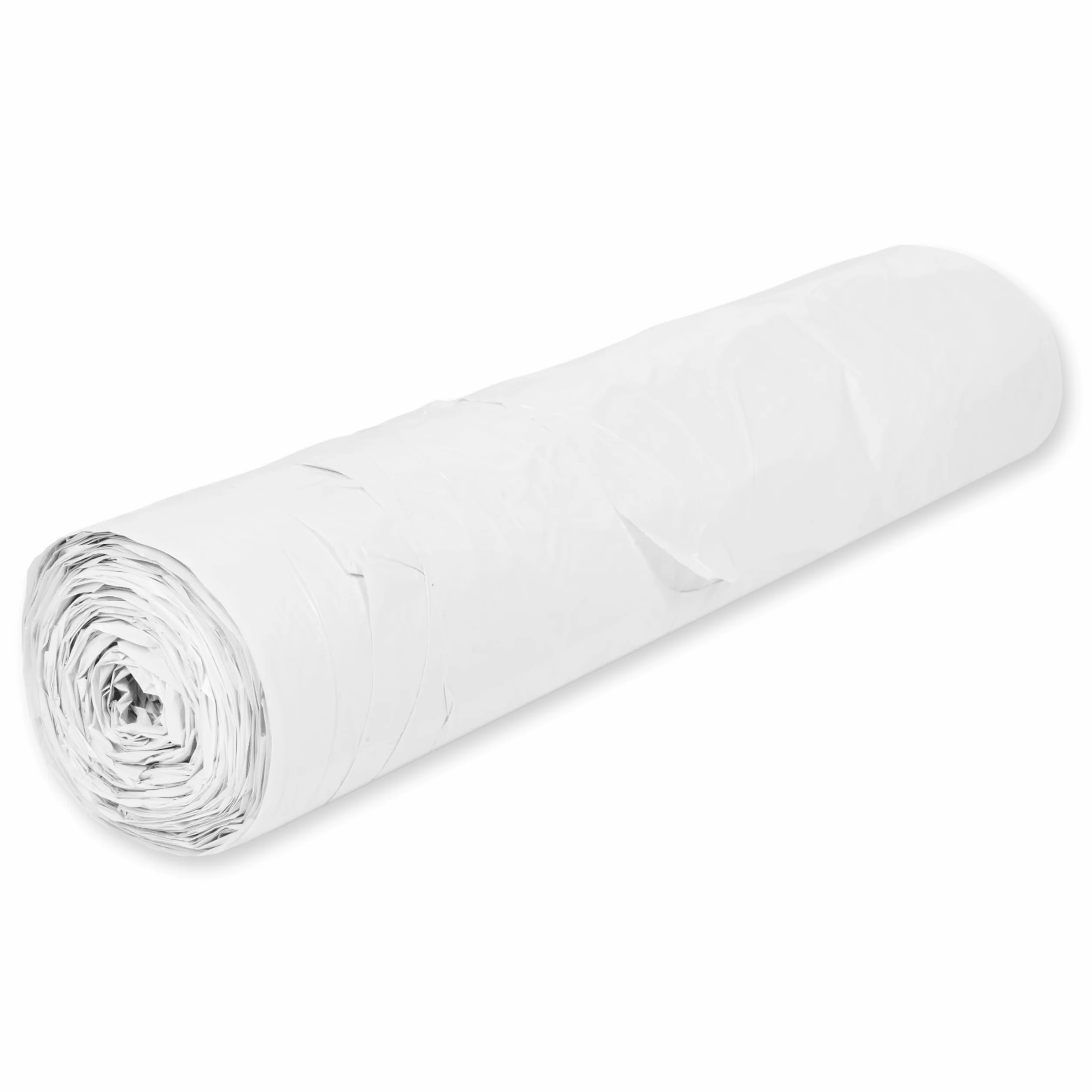 Areso Capas Desechables para Peluqueria 100 Unidades en Rollo, Capa de Plastico para Tinte de Pelo, Color Blanco