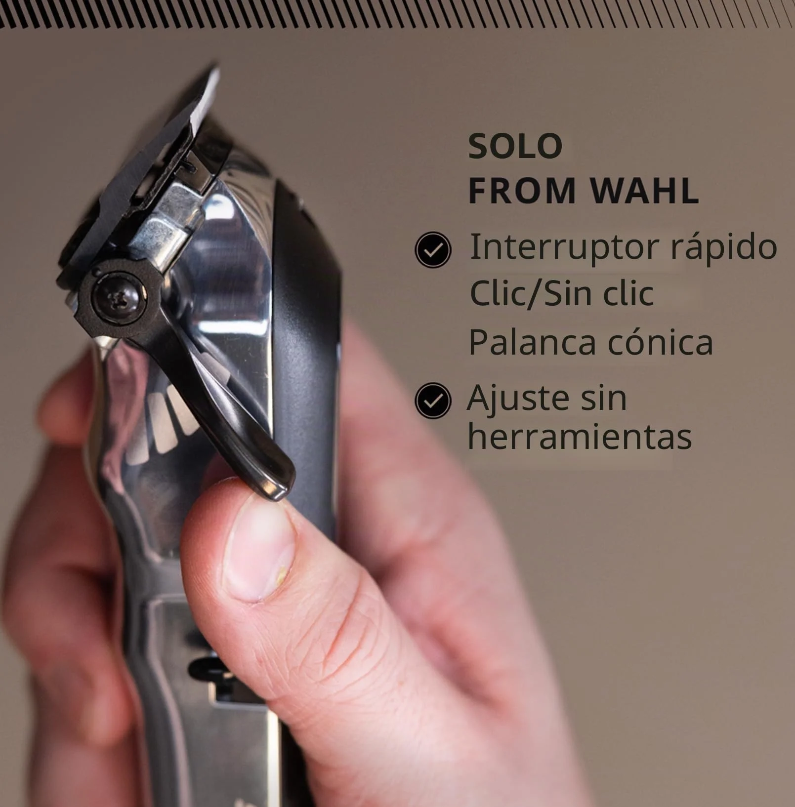 Wahl Senior 2.0 - Cortadora Profesional Inalámbrica para Barberos - Motor 8000 RPM con Control Adaptativo - Cuchilla DLC Zero Gap - Hasta 2,5 Horas de Uso - Con Base de Carga