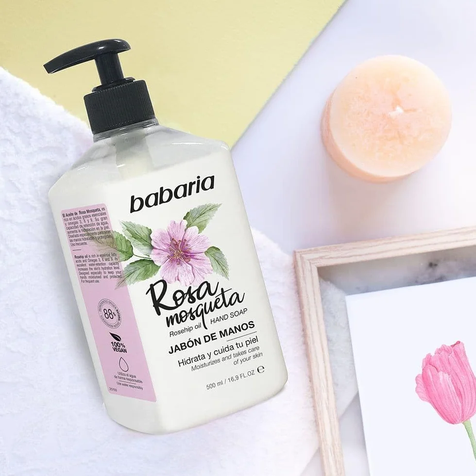 Babaria Rosa Mosqueta Jabón de Manos 500 ml