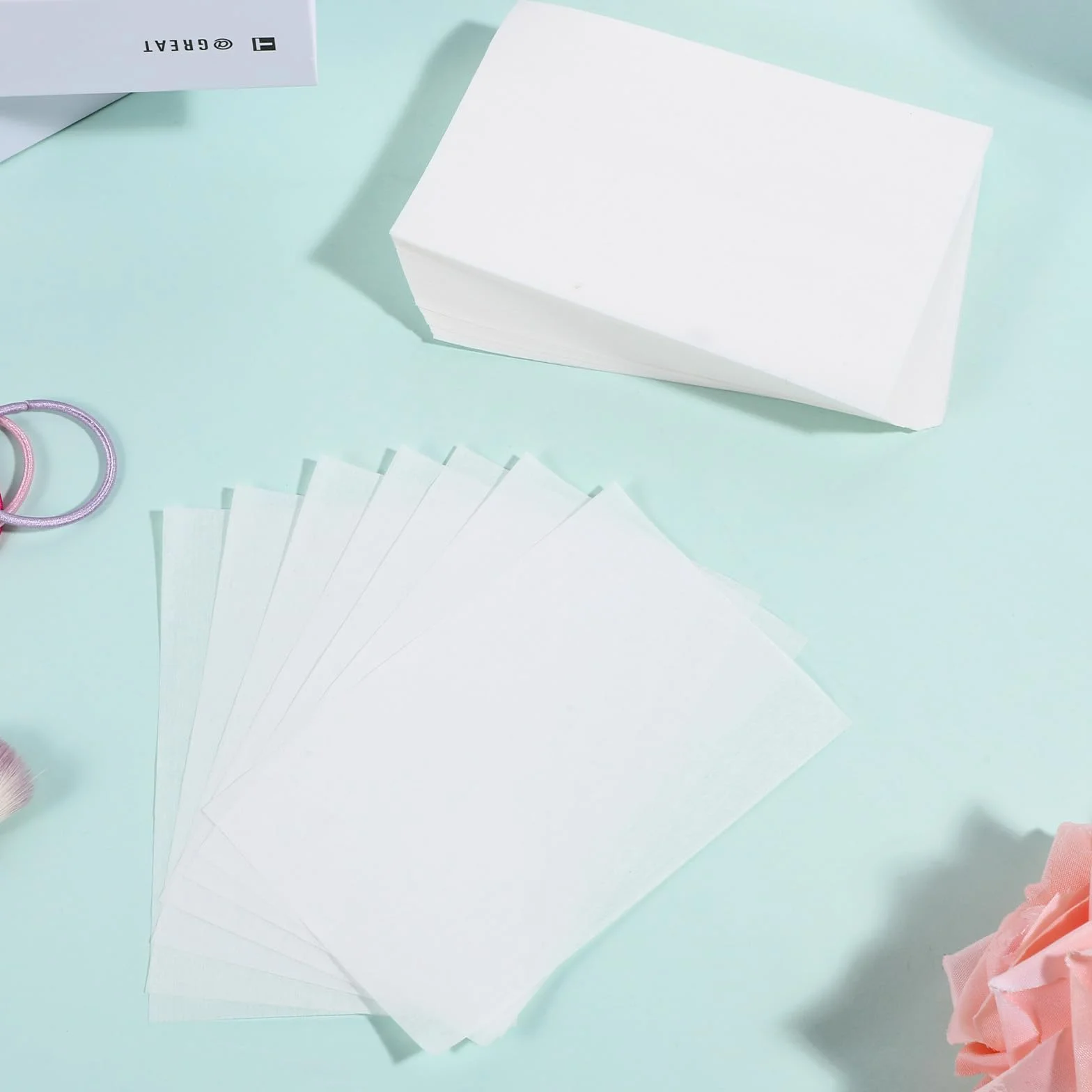 Papel corrugado desechable para peluquería 300 hojas resistente a altas temperaturas