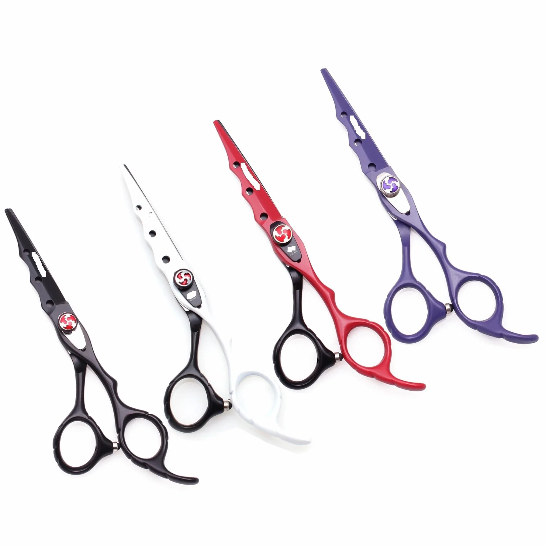 Tijeras de peluquería Tijeras de peluquería negras, tijeras corte, entresacar, profesionales(Color 1)
