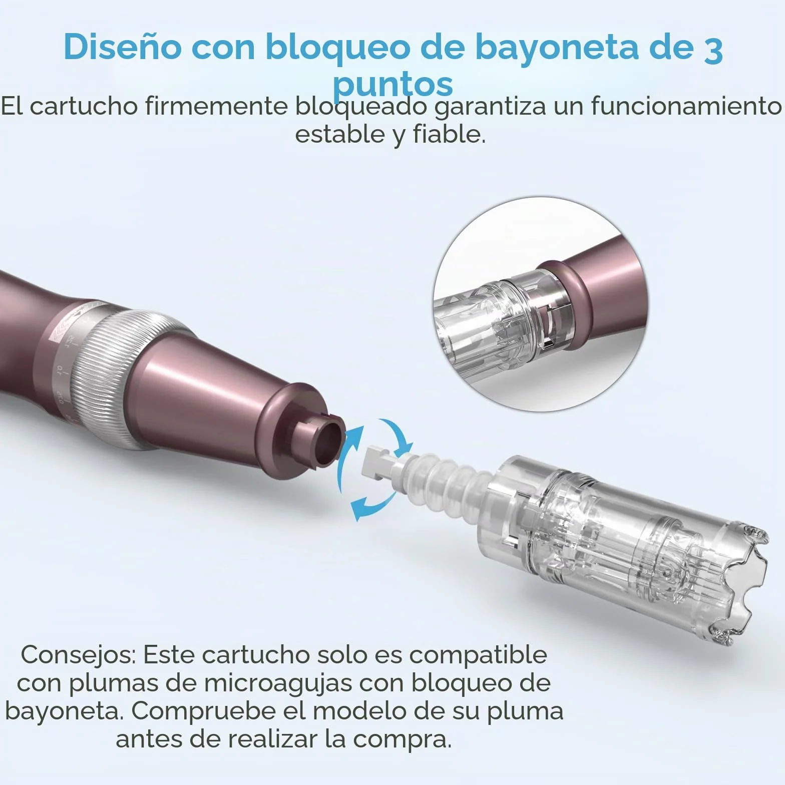 Dr.Pen Cartuchos de Repuesto Originales 36 Puntas para Dermapen A10 Profesional Microneedling Facial