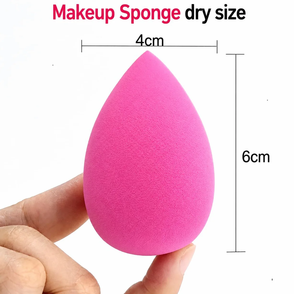 Esponja de maquillaje Blender para base y polvos de mezcla, vegana