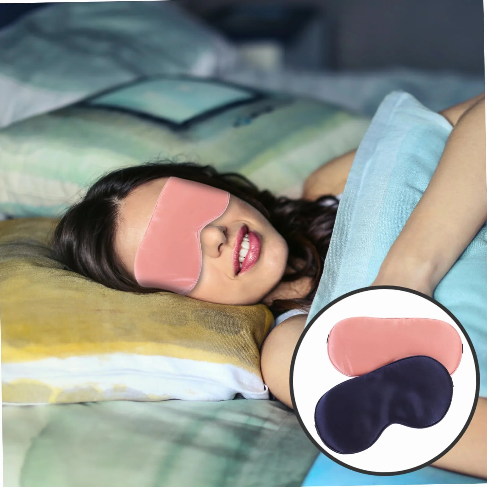BESTYASH Antifaz De Seda Máscara De Apagón Viajar Máscaras Para Los Ojos Adulto Máscara Para Dormir Transpirable Cubierta De Ojos Para Dormir Máscaras Para Dormir 2 Piezas X 4