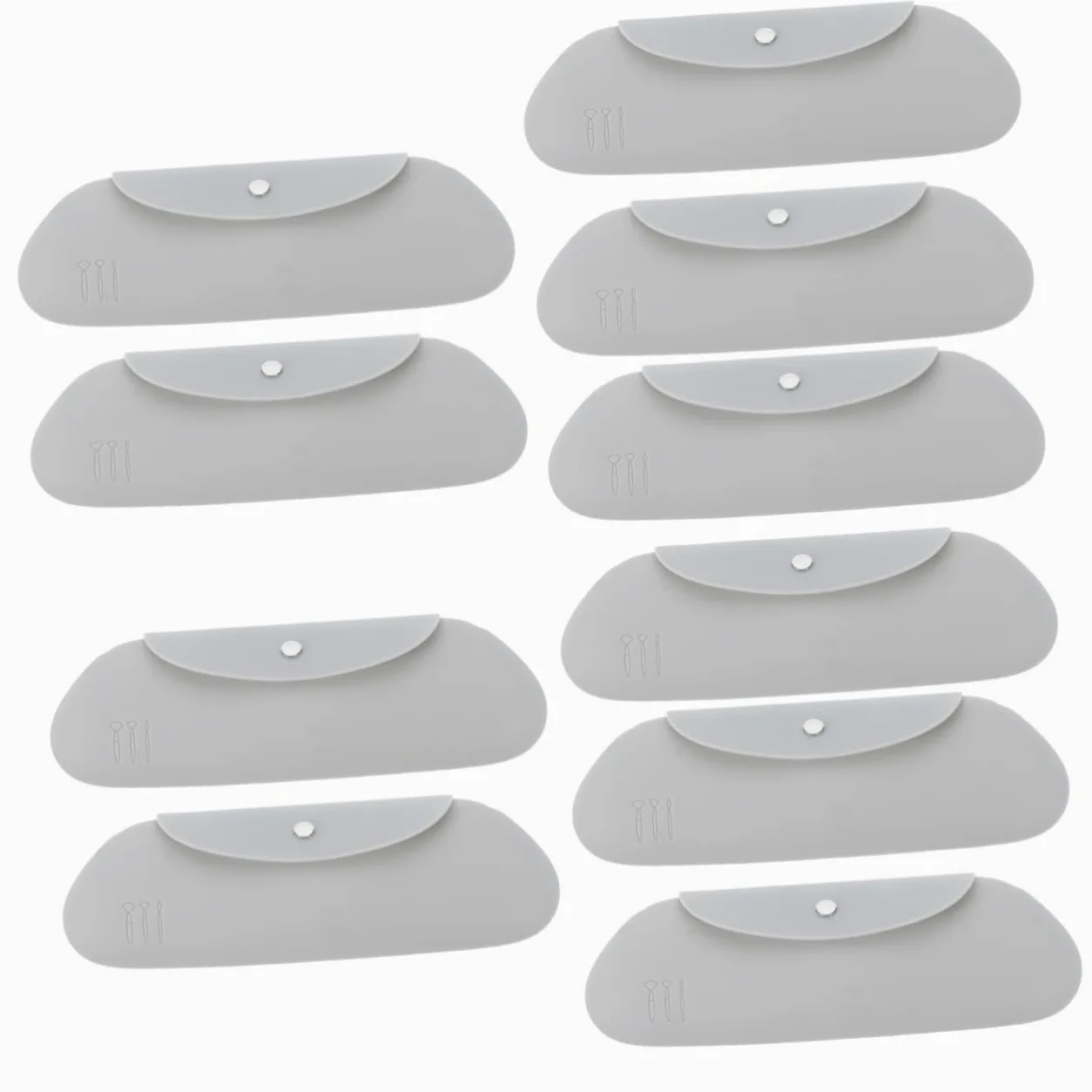 minkissy 4 bolsas de almacenamiento de silicona para brochas de maquillaje, bolsas de cosméticos, bolsas de maquillaje, bolsa organizadora de maquillaje, bolsa de viaje para brochas de viaje, bolsa