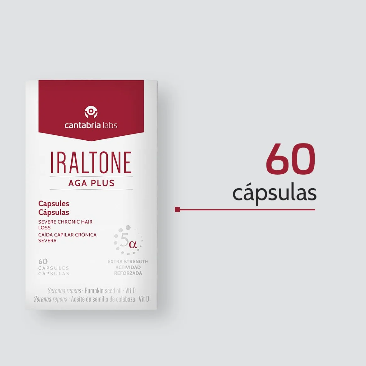 Cantabria Labs Iraltone AGA Plus 60 Cápsulas Caída Capilar
