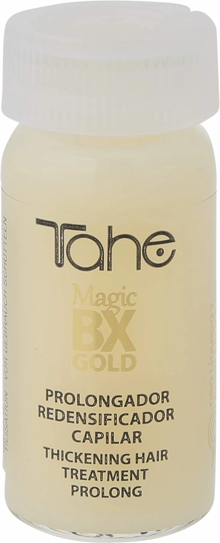 Tahe Magic BX Gold Tratamiento Capilar Redensificador Hidratante Larga Duración Caja 5 Ampollas 10 ml