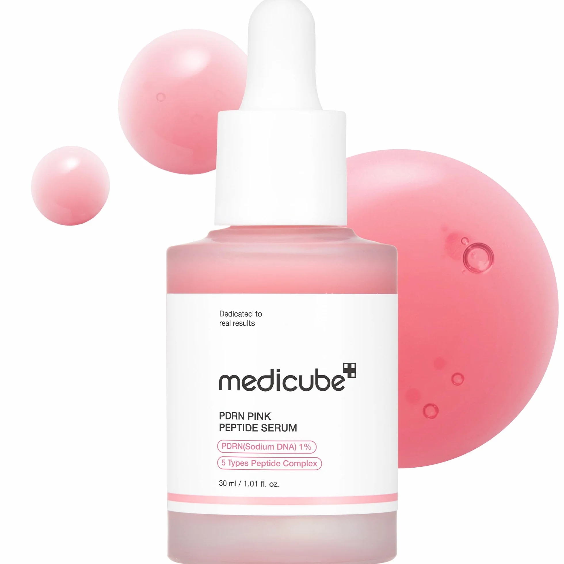 Medicube PDRN Pink Peptide Serum Facial 30 ml con PDRN, Péptidos y Niacinamida