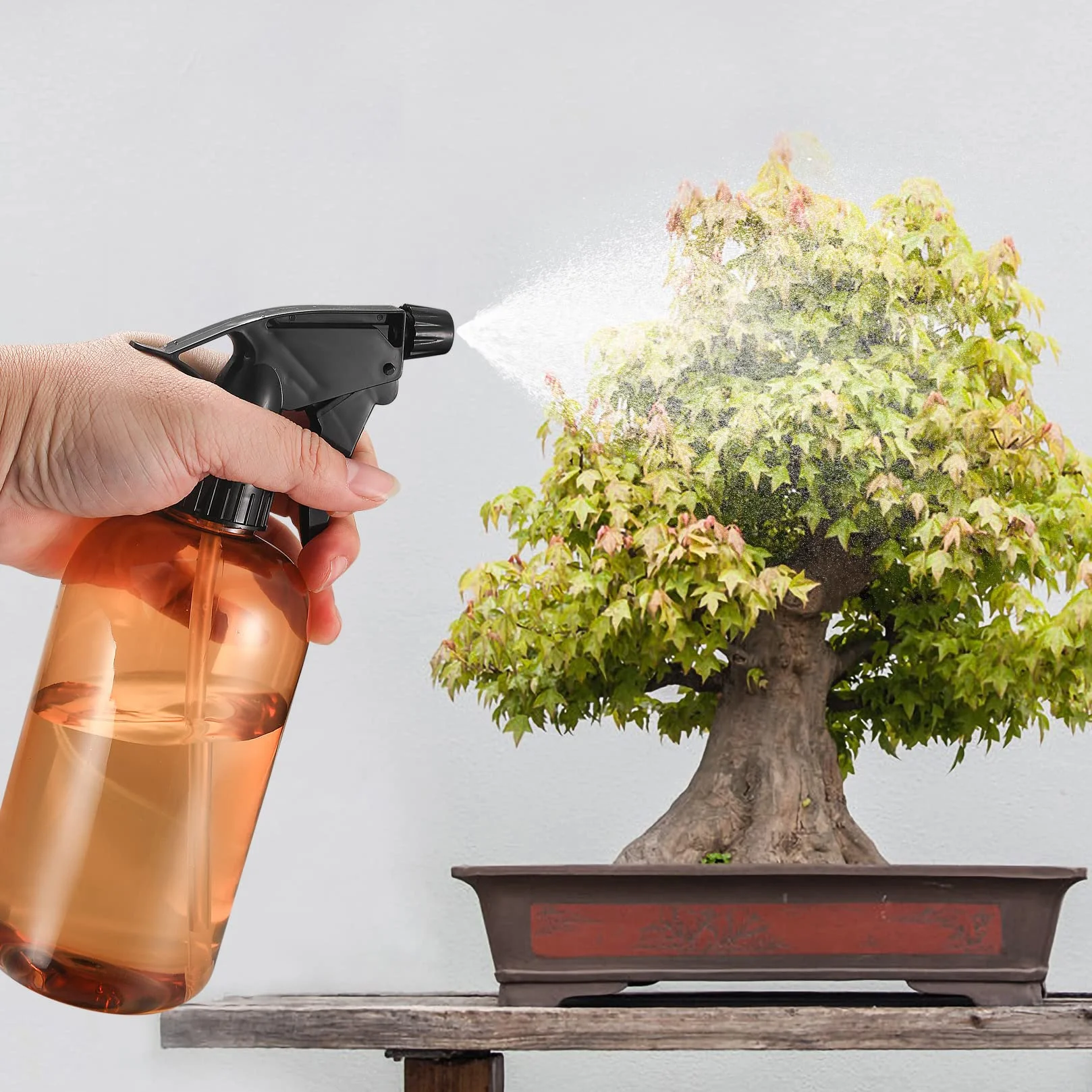 Botellas de Spray Vacías 500ml 3 Piezas, Pulverizador de Plástico Reutilizable para Plantas Jardín