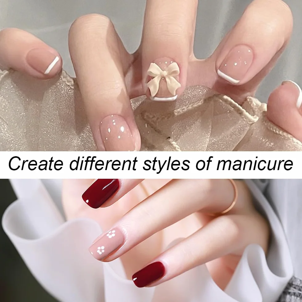 Empujador de Cutícula de Acero Inoxidable, 18 Pcs Cortacutículas de Doble Punta para Manicura