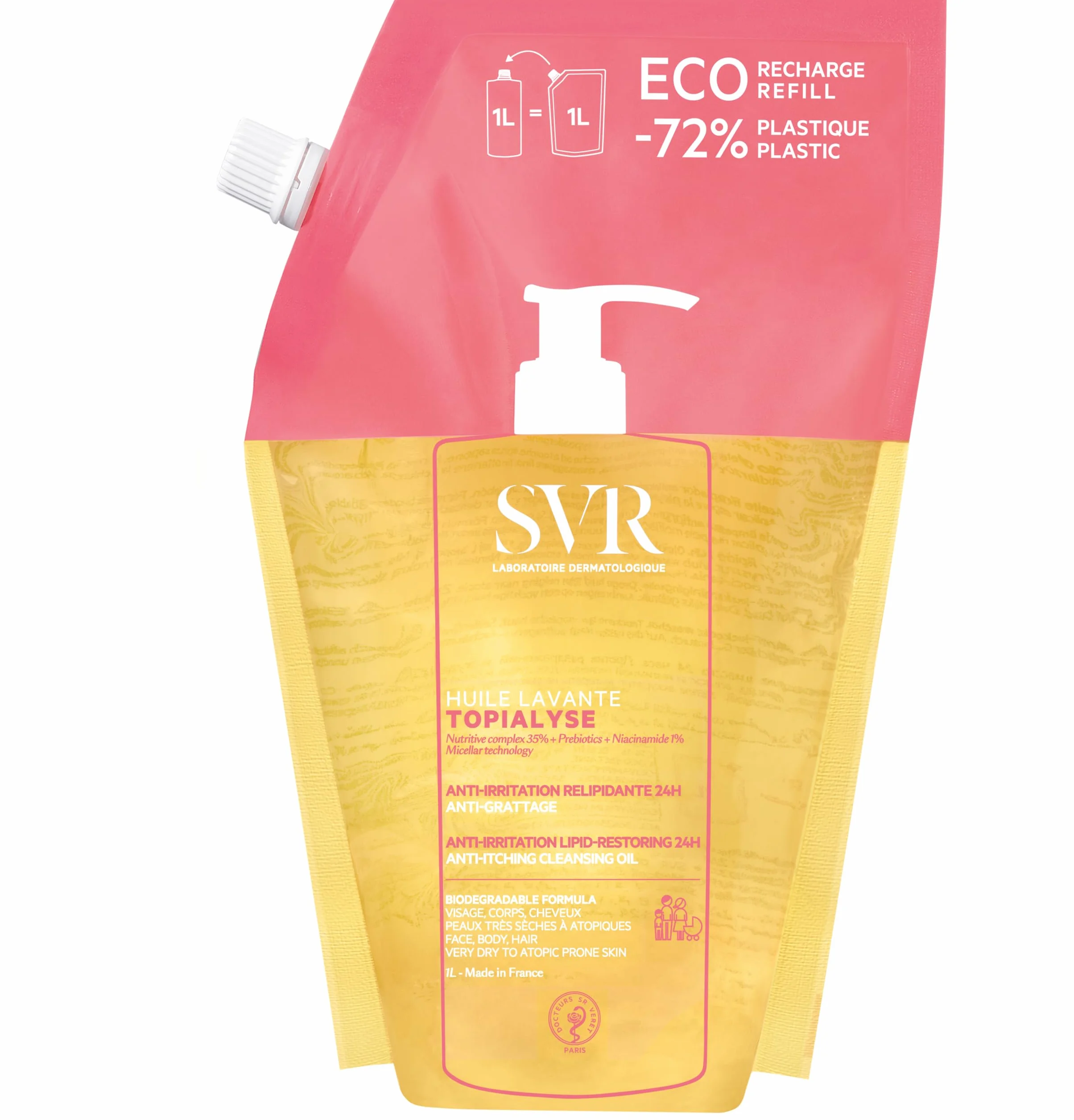 SVR Topialyse Cleansing Oil Eco-Refill 1L